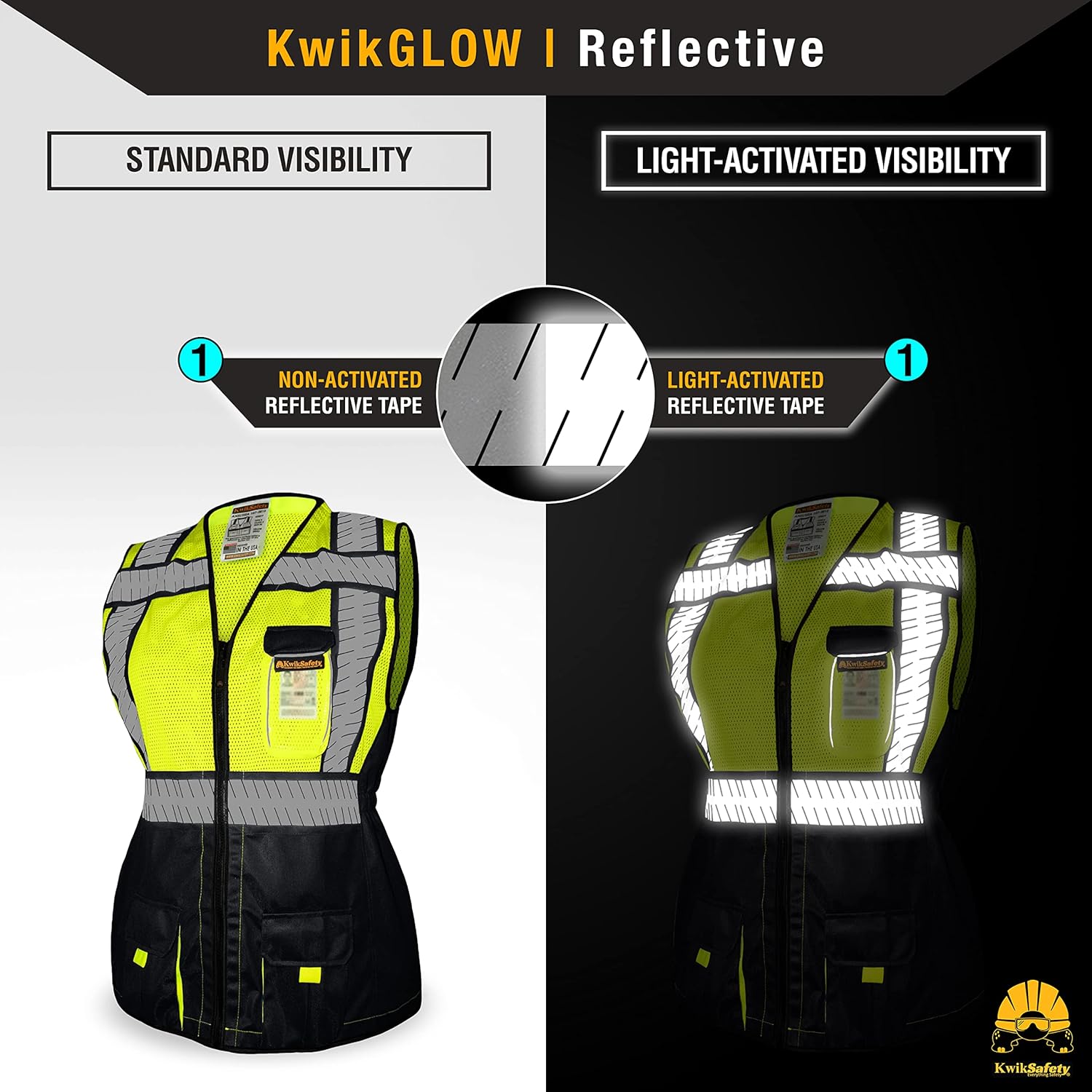KwikSafety – Charlotte, NC – SHERIFF & SPECIALIST Chaleco de Seguridad para Mujer ANSI OSHA