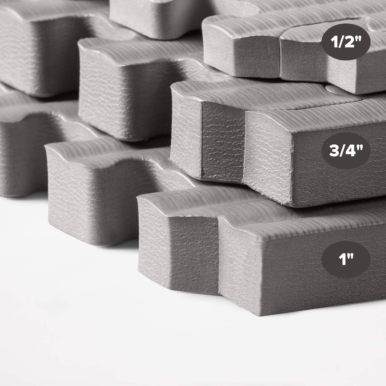 We Sell Mats – Tapete de espuma EVA para artes marciales de 34 pulgadas de grosor, patrón de tatami, azulejos entrelazados para gimnasio en casa,