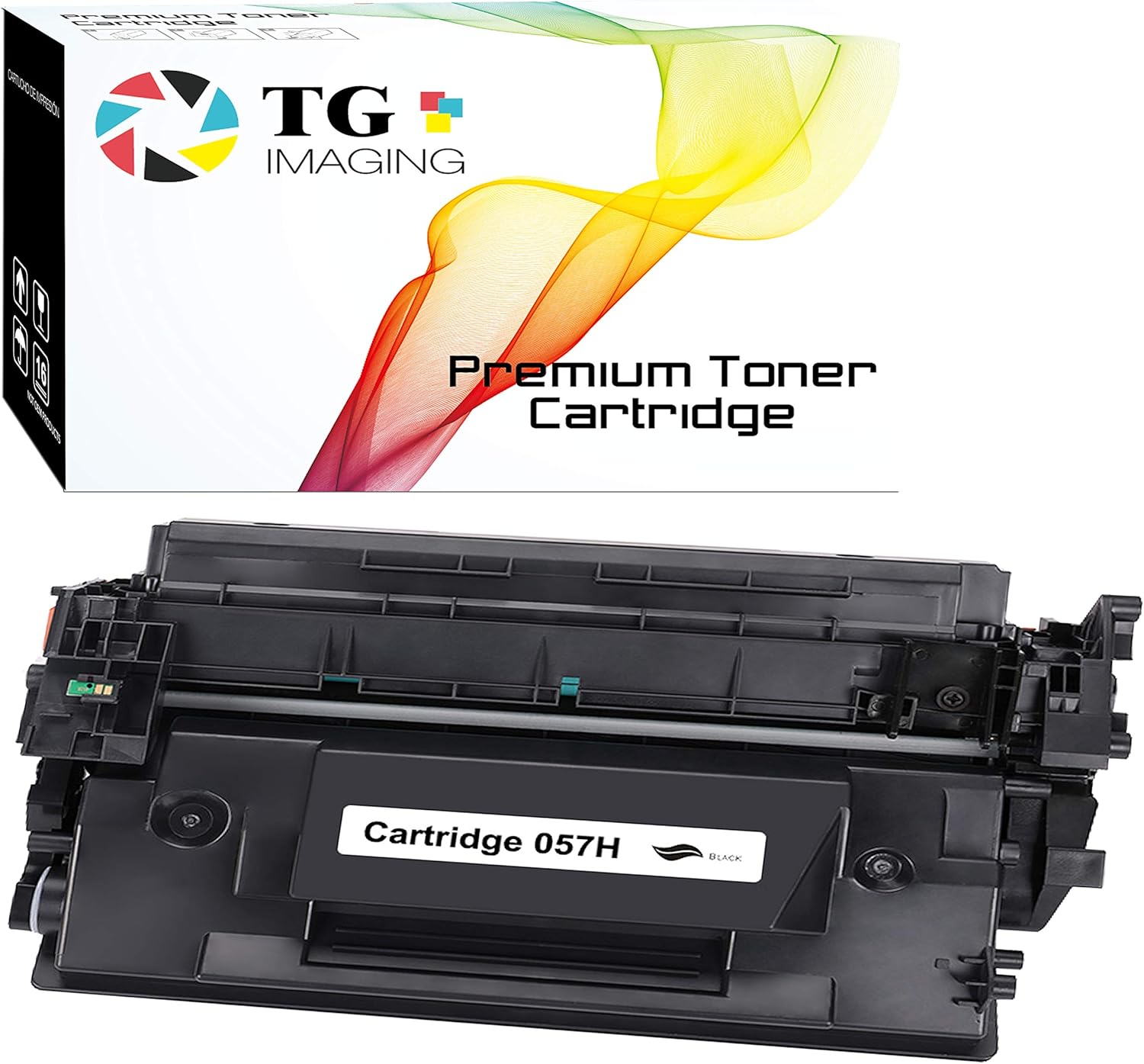 TG Imaging (Super Alto Rendimiento) (3010C001) Compatible 057H Cartucho de tóner Uso para imageCLASS LBP226dw LBP227dw LBP228dw MF445dw MF448dw