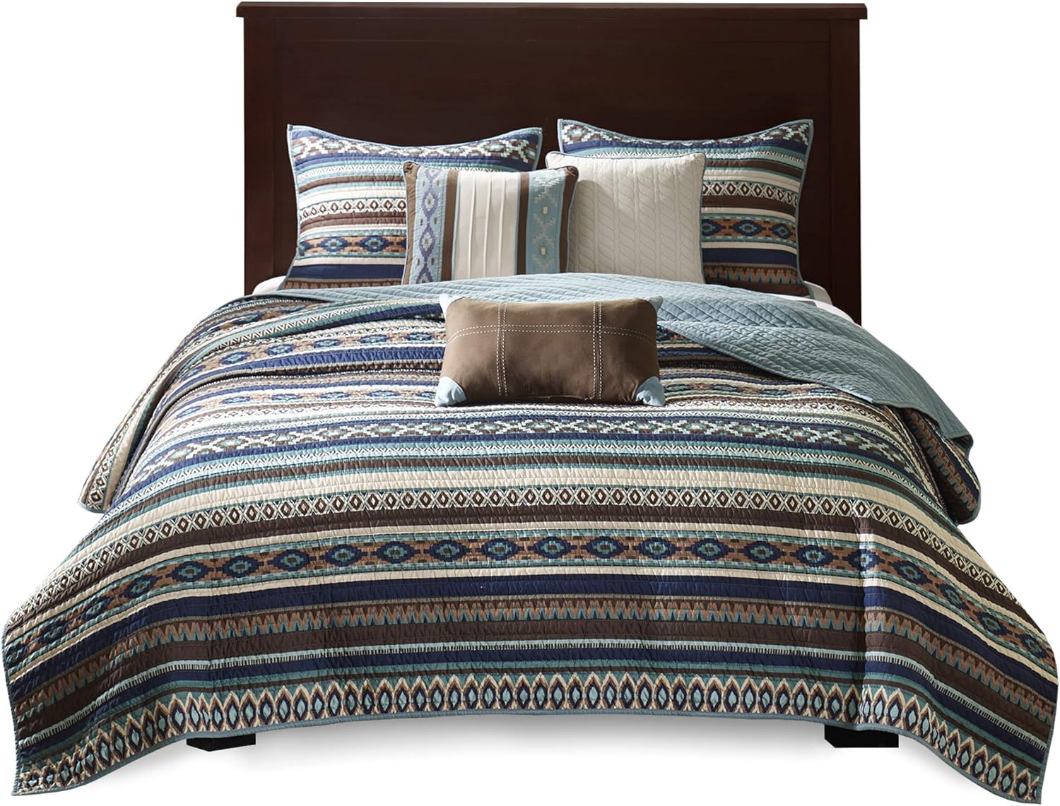 Madison Park – Colcha transpirable para todas las temporadas, ropa de cama ligera, fundas de almohada, almohada decorativa