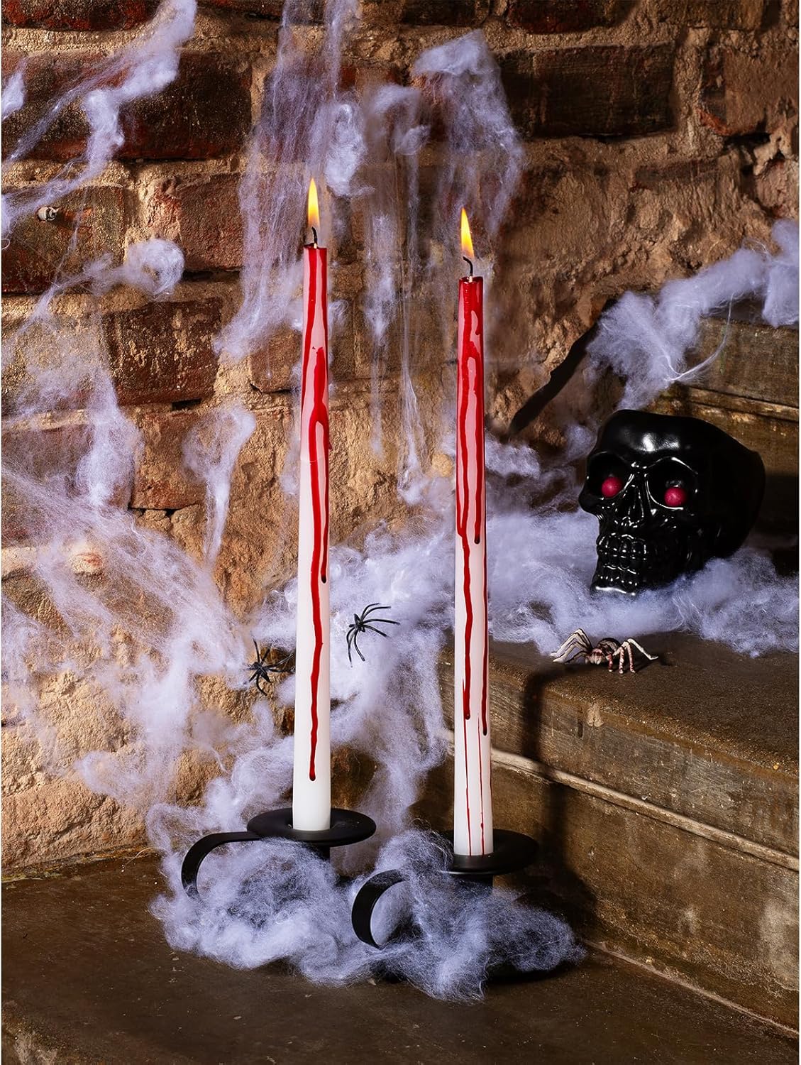 CANDWAX Juego de 4 velas cónicas de 14 pulgadas, velas cónicas sin goteo y sin perfume, perfectas como velas de cena y velas para el hogar, velas