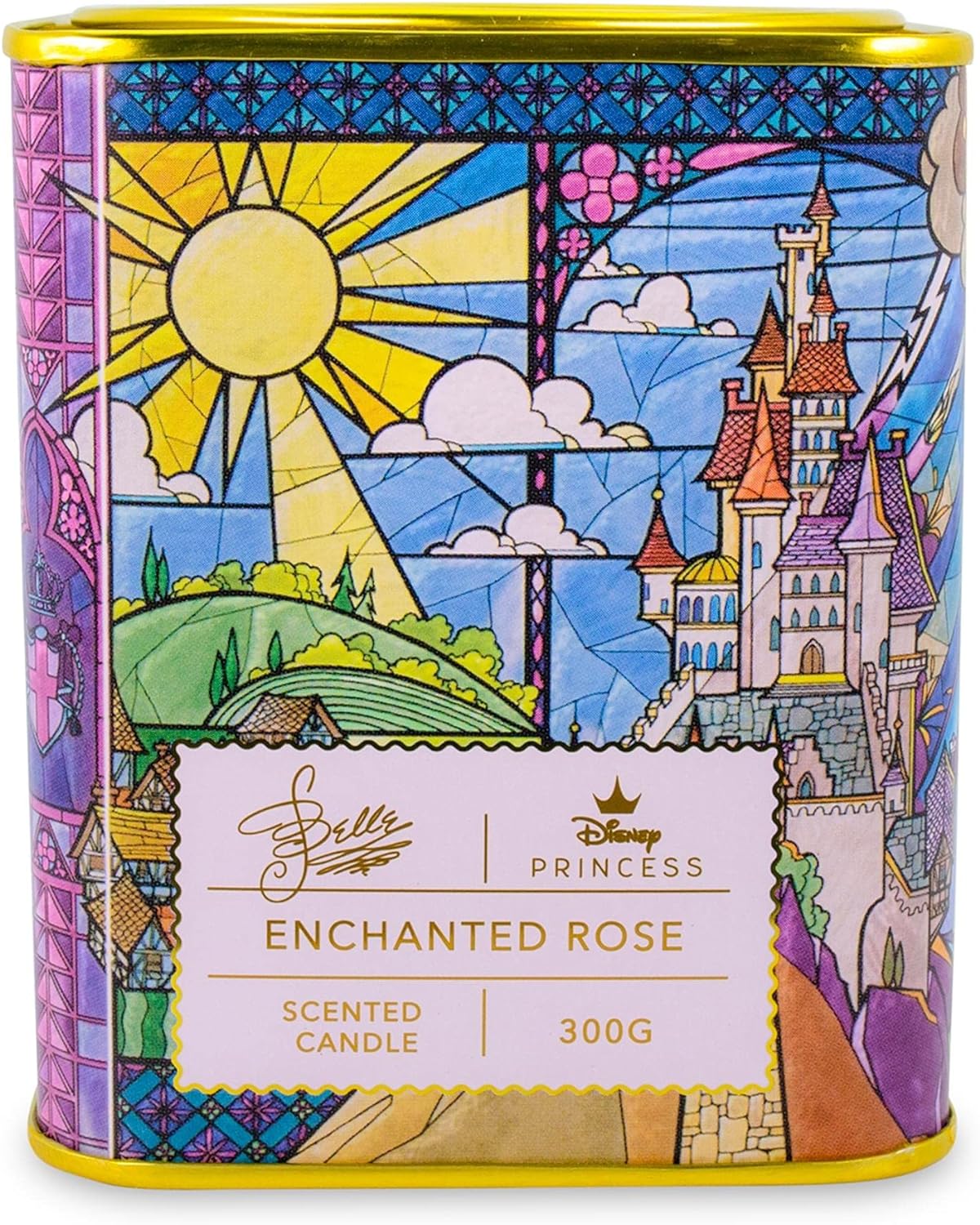 Disney Princess Home Collection – Vela perfumada de té de 11 onzas  Belle