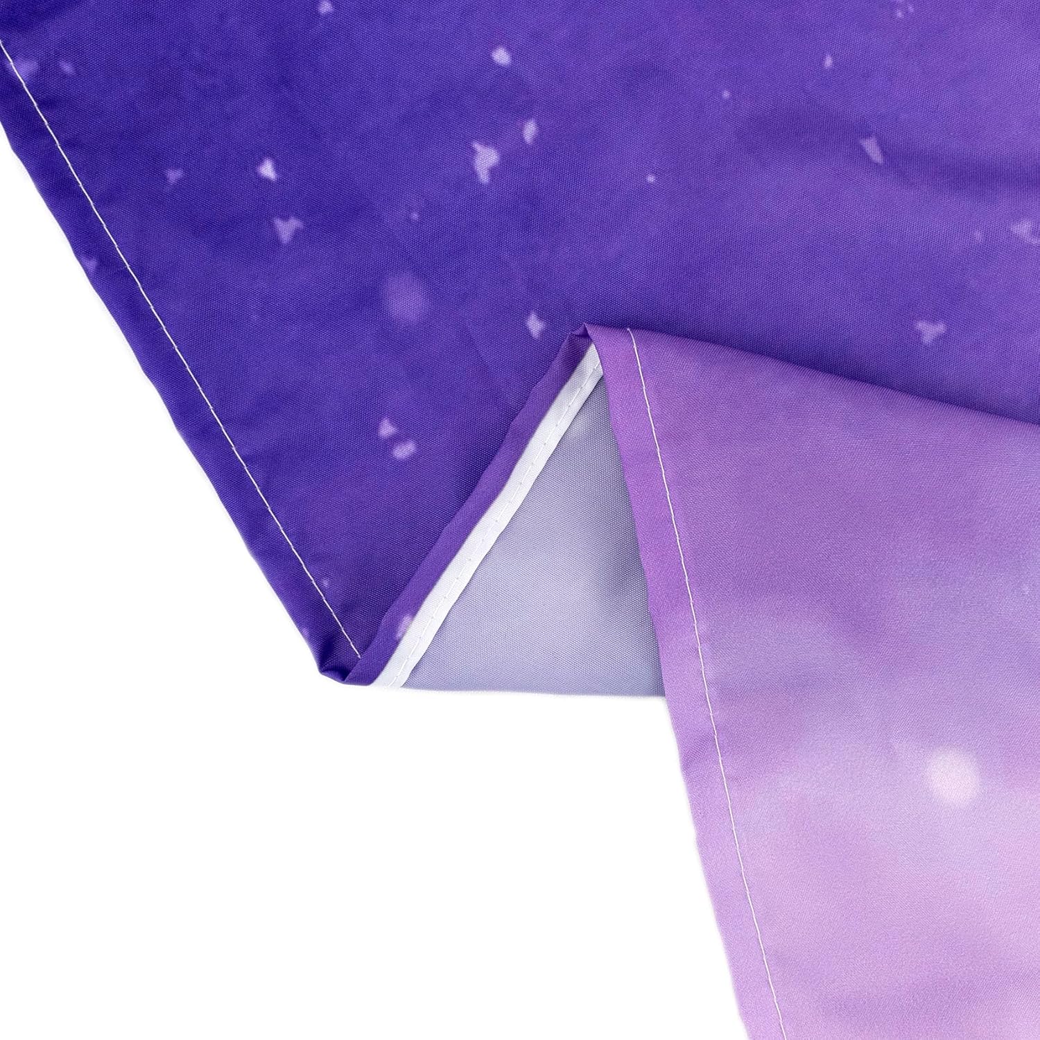HVEST Tapiz de fase lunar para colgar en la pared, fase lunar y estrellas con nube en el cielo morado, tapiz de paisaje natural pastel para sala de