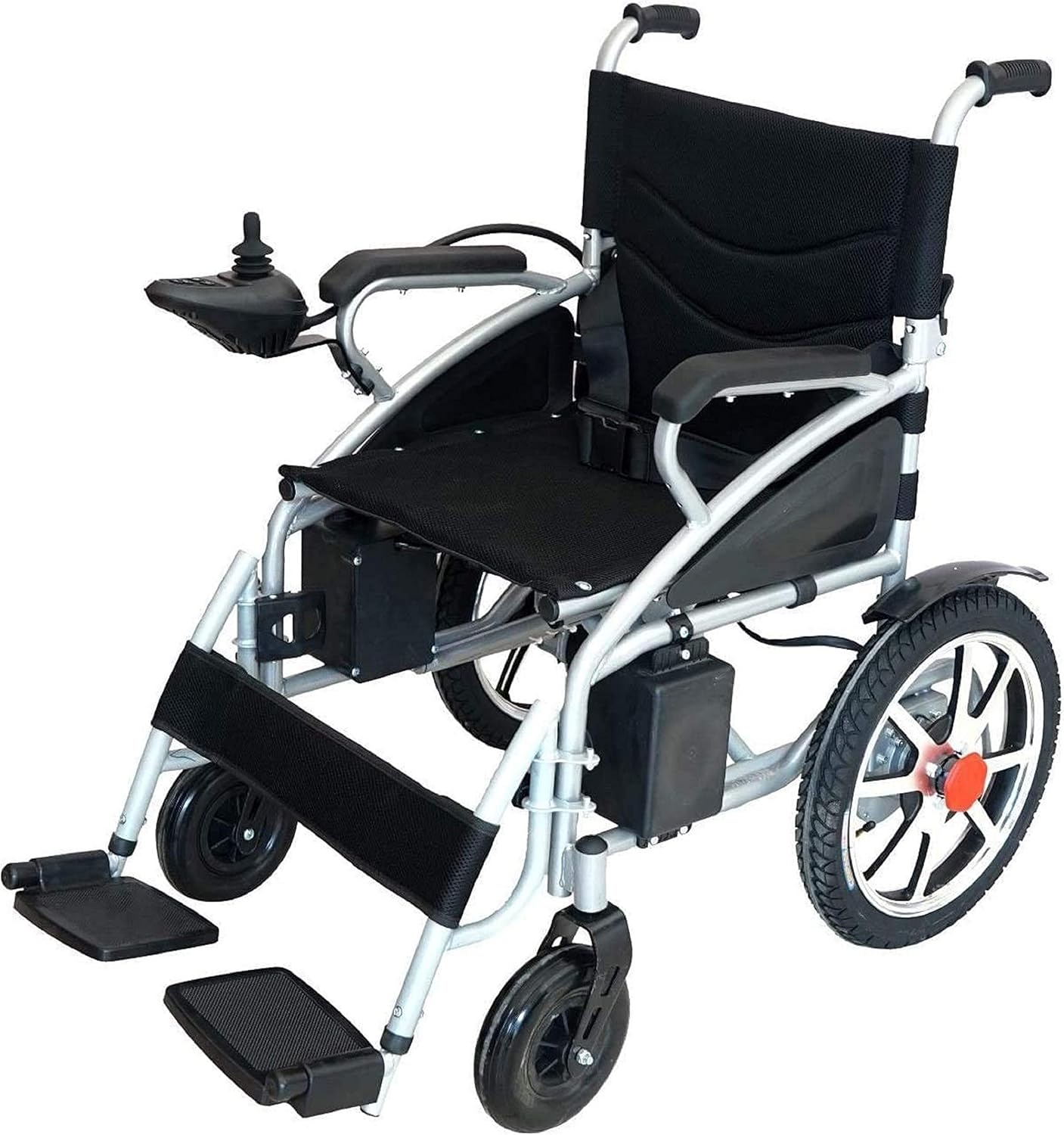 Scooter de Movilidad Plegable Ligero Deluxe Power Compacto Ayuda a la movilidad Aviación Viajes Silla de ruedas eléctrica Segura Silla de ruedas