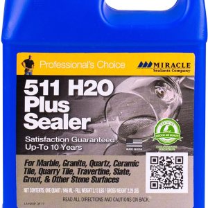 Miracle Sealants H2OPLQT6 511 H2O Plus Selladores penetrantes, cuarto de galón Miracle Sealants H2OPLQT6 511 H2O Plus Selladores penetrantes, cuarto de galón