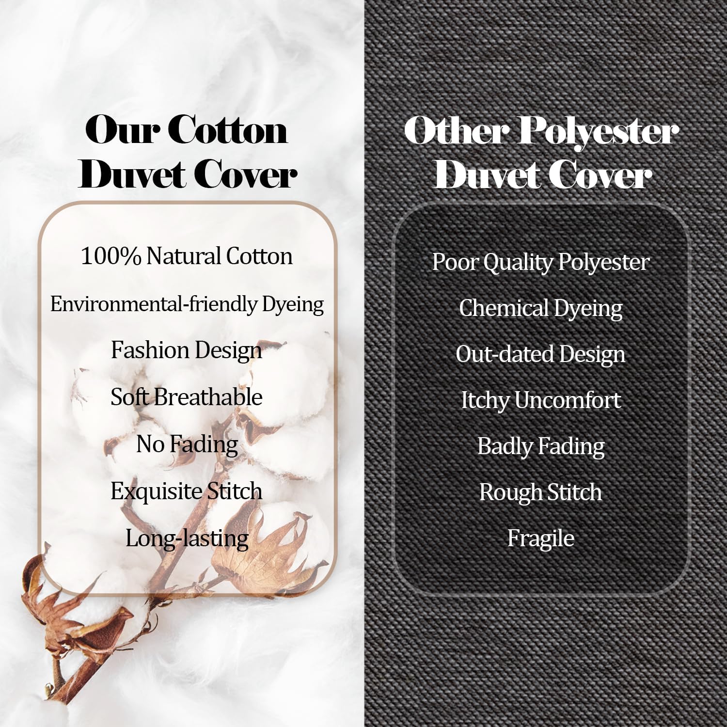 Juego de ropa de cama 100% algodón natural con patrón de murciélagos, tamaño individual, funda de edredón para niños con 1 funda de almohada, color
