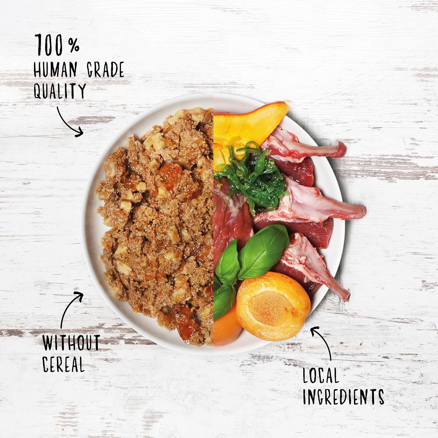 DOG’S LOVE – Alimento húmedo de ingredientes limitados de proteínas naturales súper premium  Cordero adulto  Menú completo de alimentos ricos y