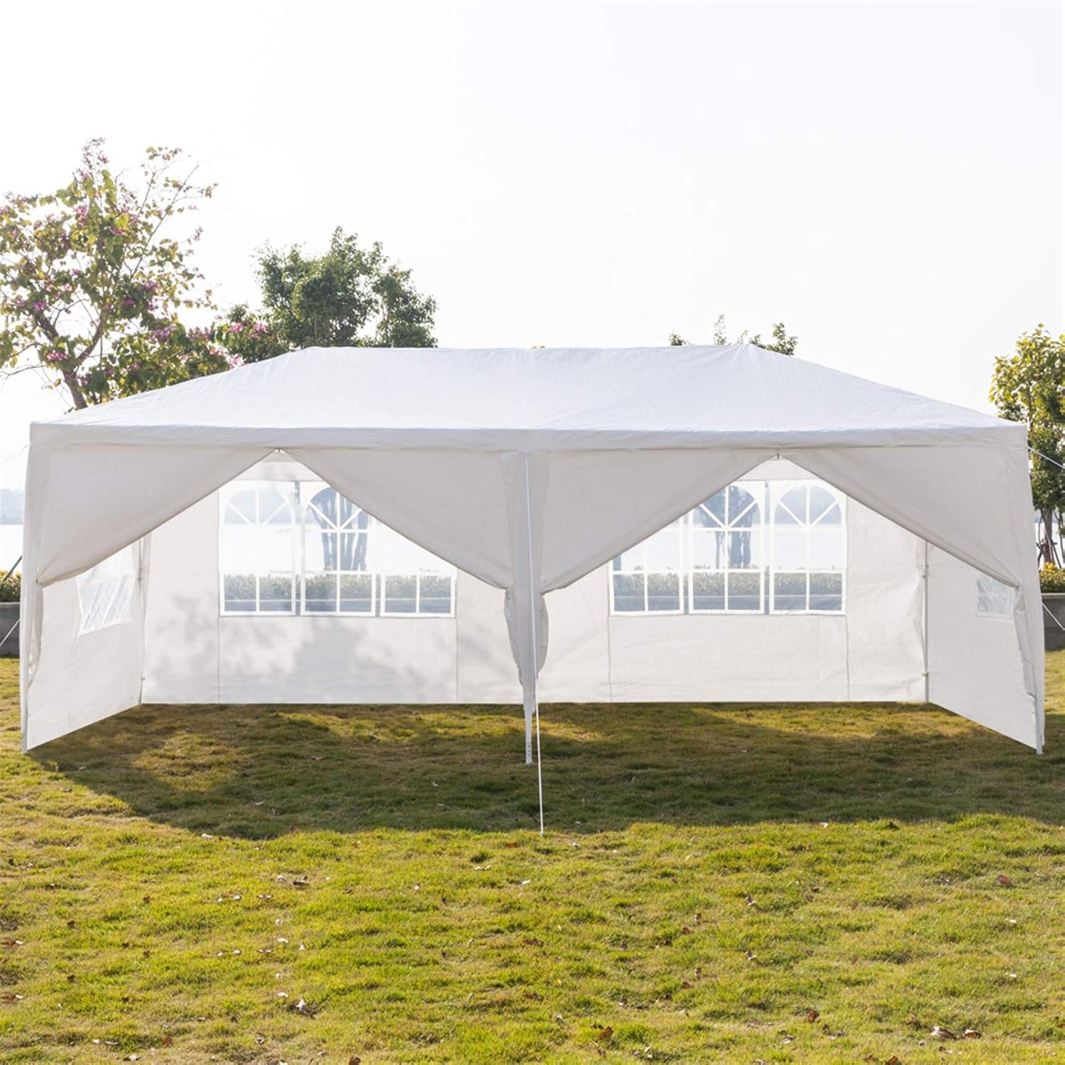 Carpa para exteriores, carpa de fiesta de boda, refugio de campamento, refugio instantáneo comercial, tienda de campaña impermeable con paredes
