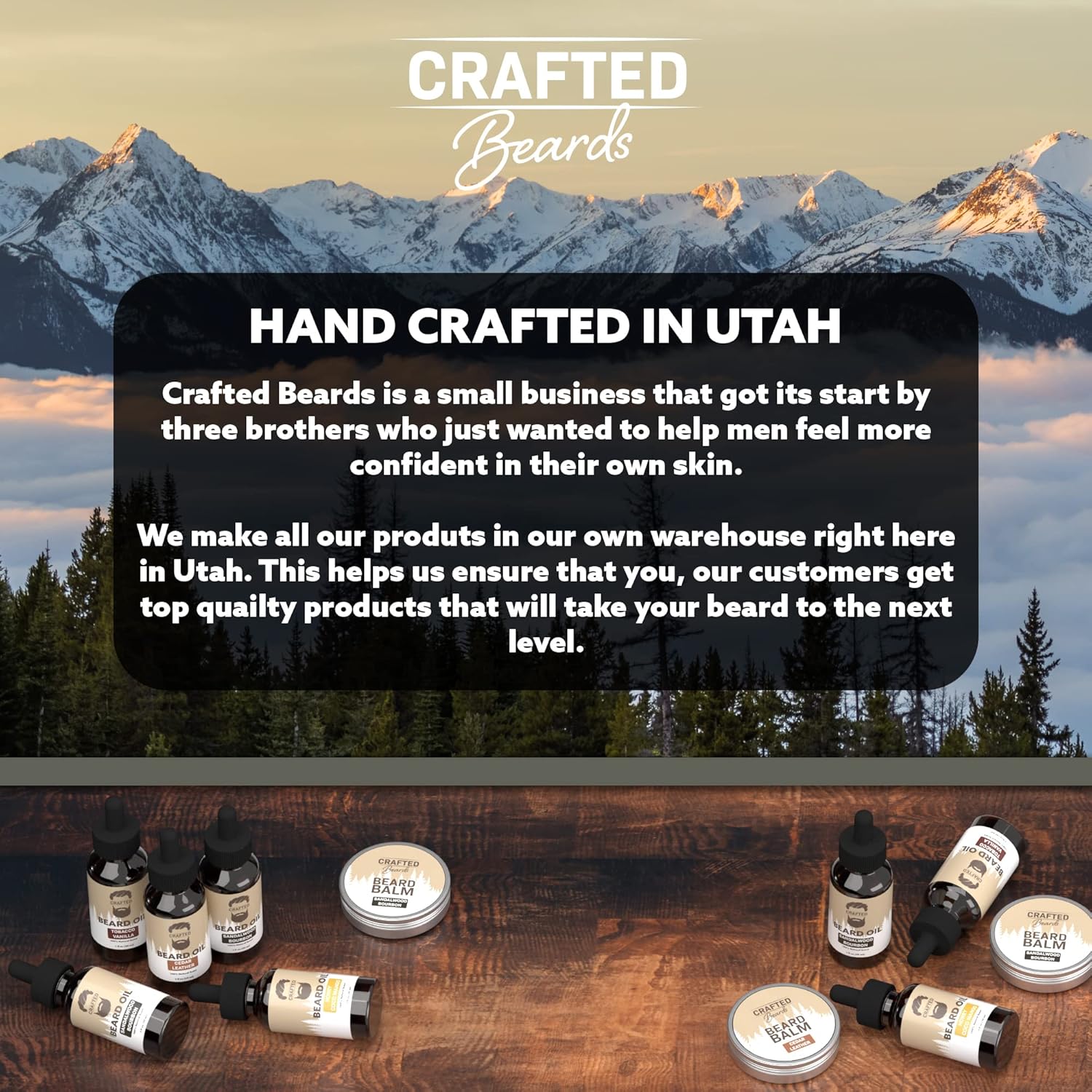 Crafted Beards Acondicionador de aceite de barba para barba  Deja tu barba sintiéndose increíble  Todos los ingredientes naturales  Sin residuos