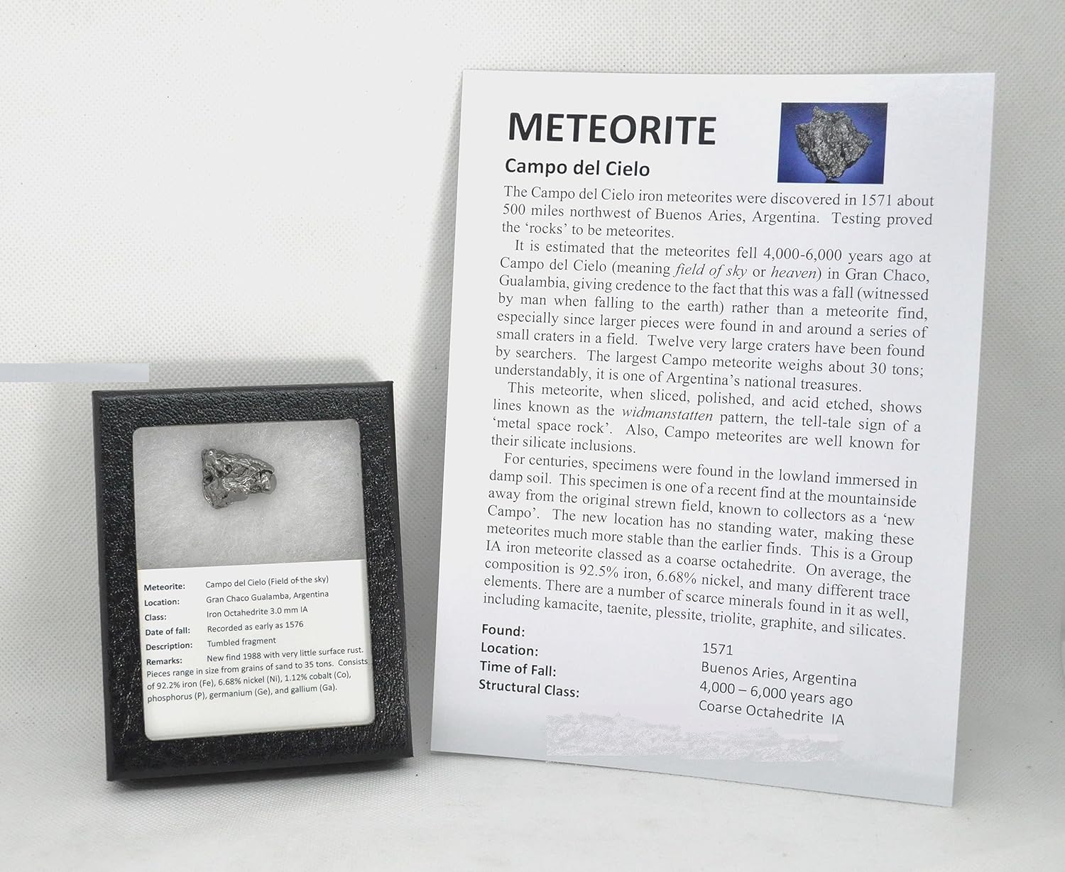 0.35-0.49 oz – Gran Campo del Cielo Metorito