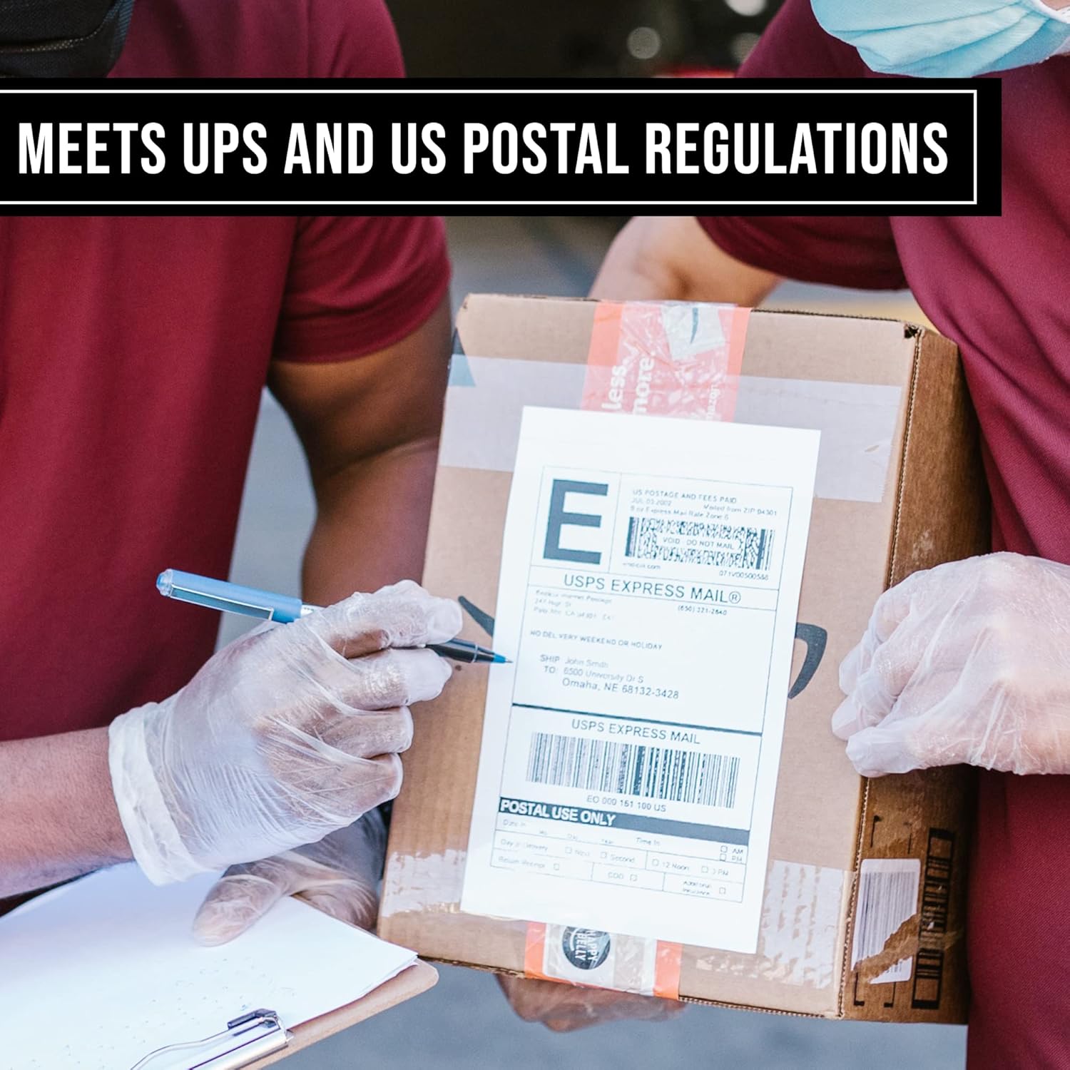 8NET Cinta de embalaje transparente, 1.8 mil 3 pulgadas x 110 yardas (330 pies), cintas de sellado de cartón para cajas de mudanza de envío