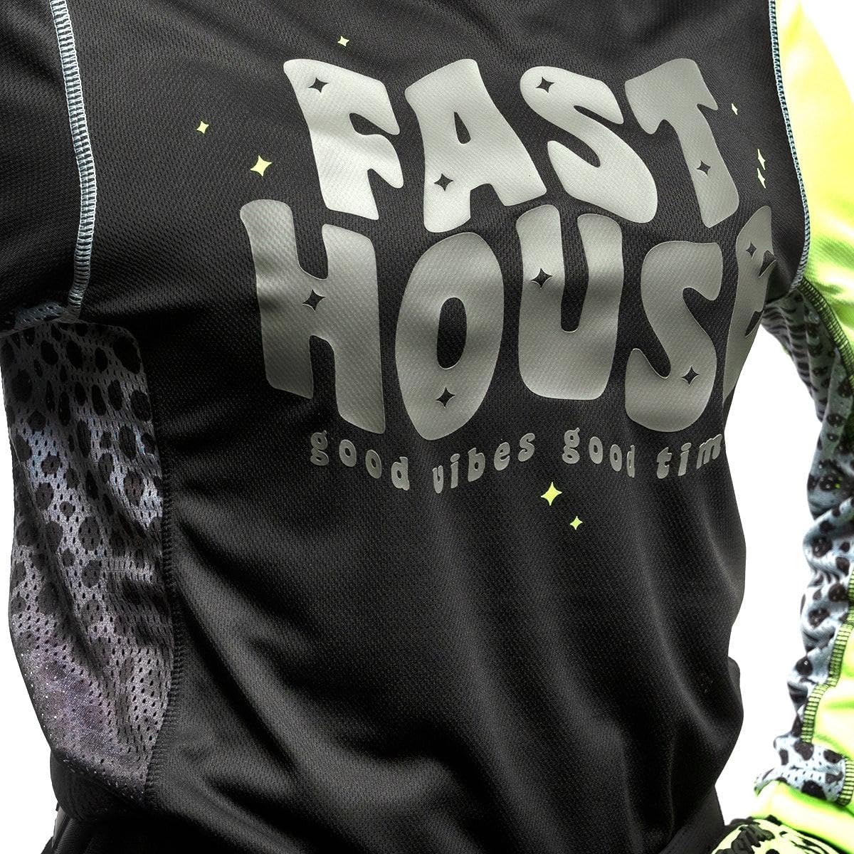 FASTHOUSE Camiseta Grindhouse Zenith para mujer, color negro