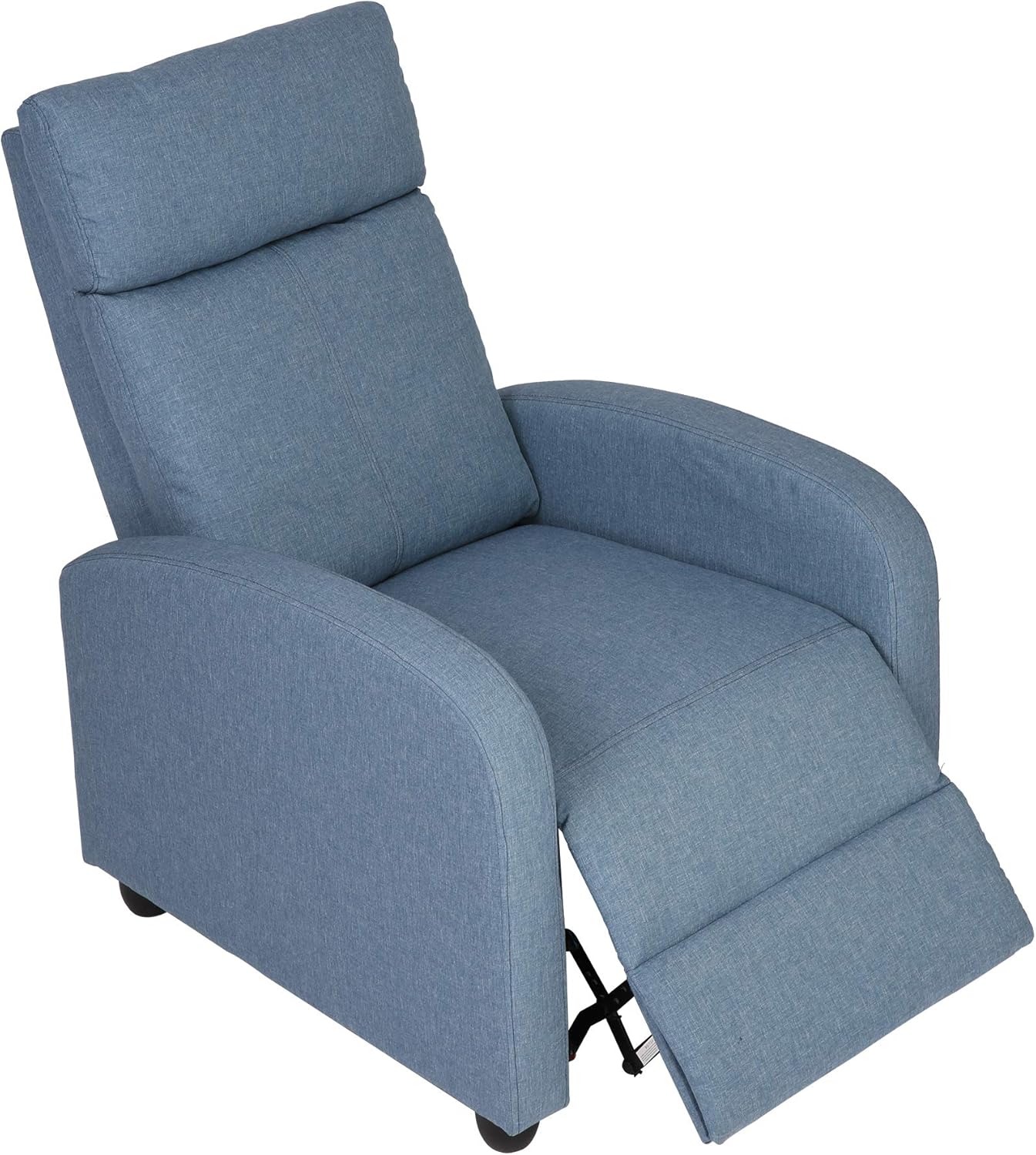 Koreyosh Silla reclinable de tela, sofá individual ajustable, asiento de cine en casa, sofá reclinable de lectura para sala de estar y dormitorio,