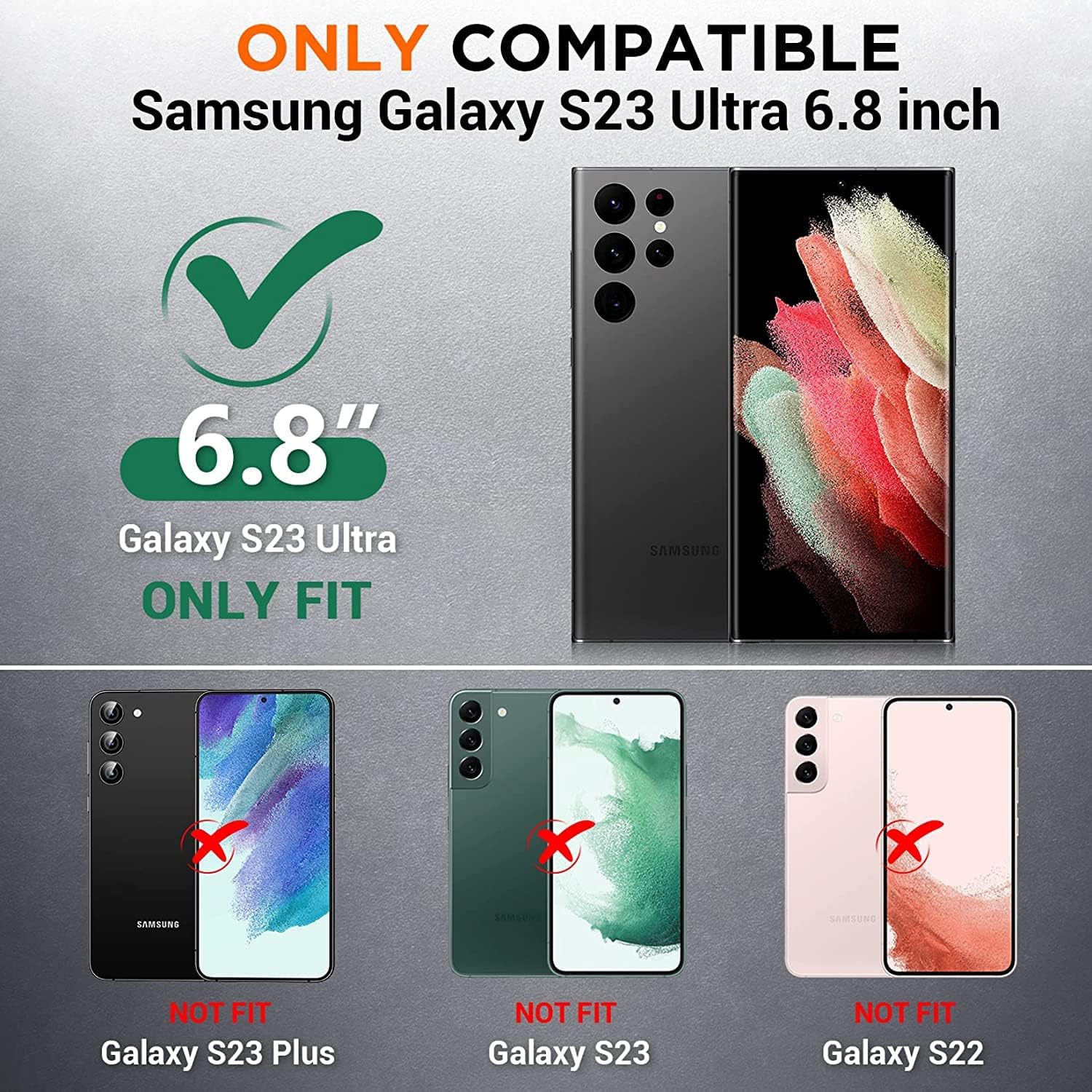 Temdan – Funda diseñada para Samsung Galaxy S22 5G de 6.1 pulgadas, impermeable, con protector de pantalla integrado, a prueba de golpes, resistente