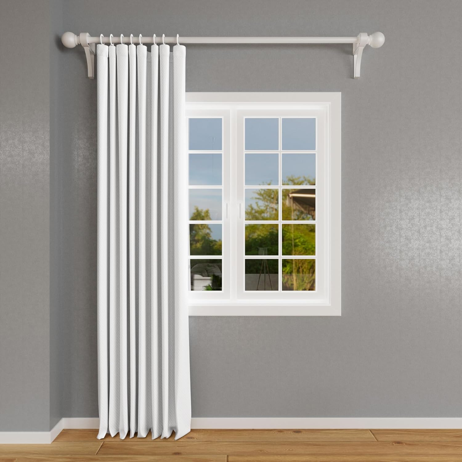 Cortinas divisoras de habitación, cortina de privacidad totalmente opacas, panel de cortina de privacidad con aislamiento térmico para habitación,