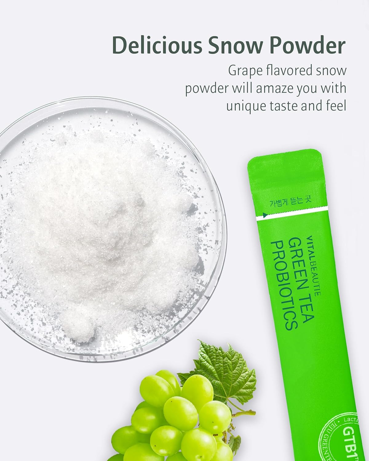 Probióticos de té verde (renovados, 60 barritos) – Probióticos de origen vegetal para la salud intestinal por AMOREPACIFIC. Vitamina D, probióticos