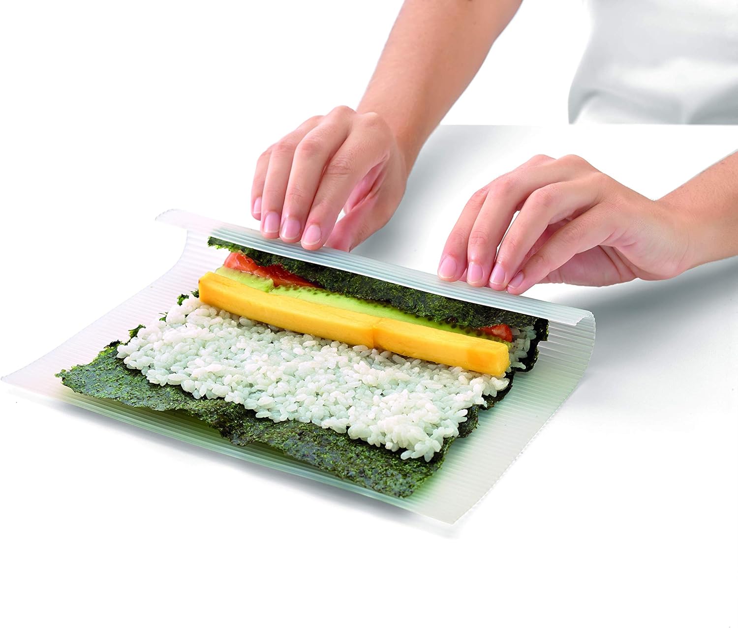 Lekue Makisu – Alfombrilla de silicona para sushi, transparente, 2
