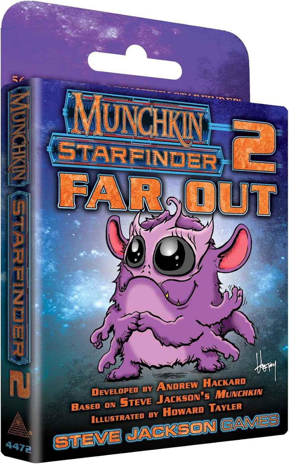 Steve Jackson Games Munchkin Starfinder 2  Juego Far Out (expansión)  56 cartas  Juego para adultos, niños y familia  Juego de rol de aventura de