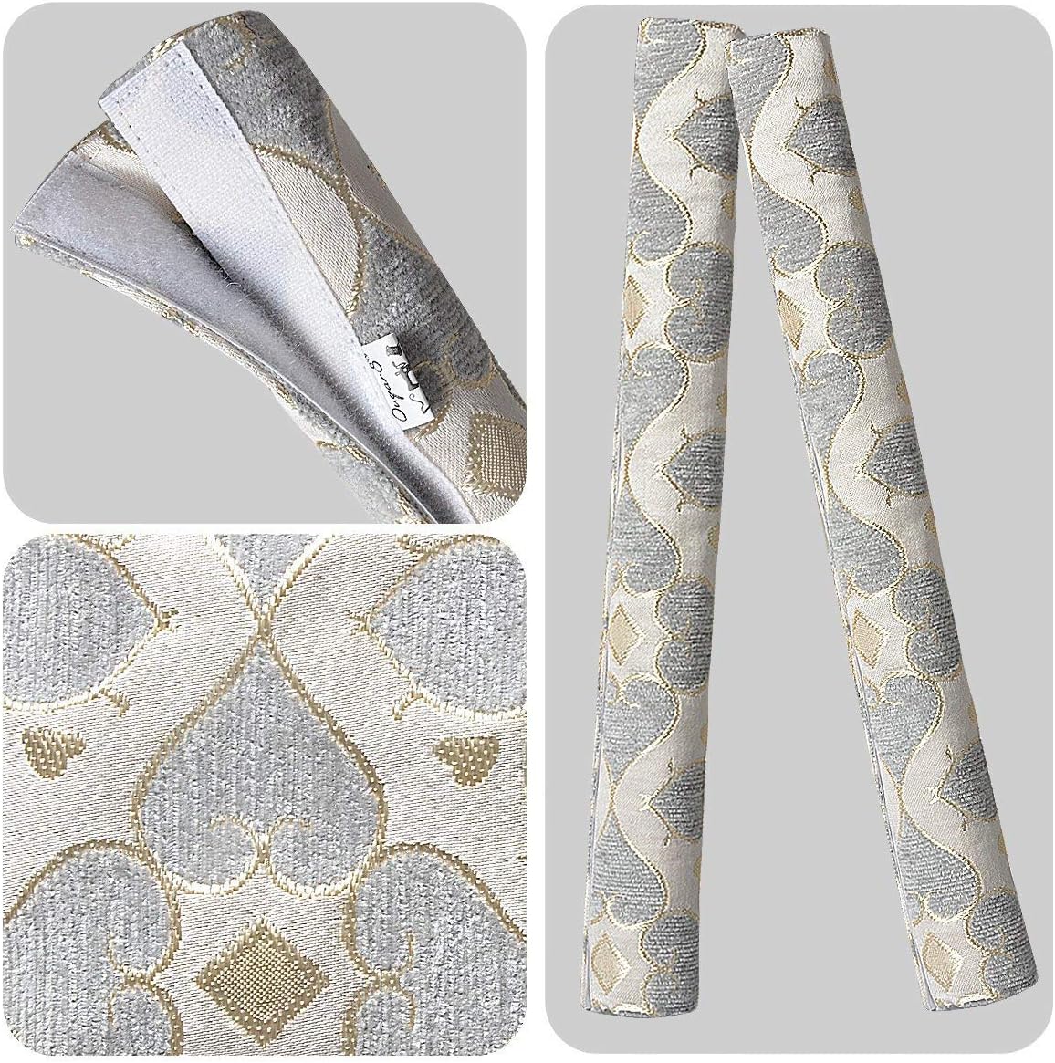OUGAR8 Cubiertas para manijas de puerta de refrigerador, protector de decoración hecho a mano para hornos, lavavajillas. Mantén tu aparato de cocina
