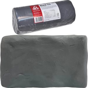 Black Ice Black Porcelain Pottery Clay, 11 lb (5 kg)  Kiln-Fired Clay for Wheel-Throwing, Handbuilding & Modelling – Ready-to-Use Black Ice Black Porcelain Pottery Clay, 11 lb (5 kg)  Kiln-Fired Clay for Wheel-Throwing, Handbuilding & Modelling – Ready-to-Use