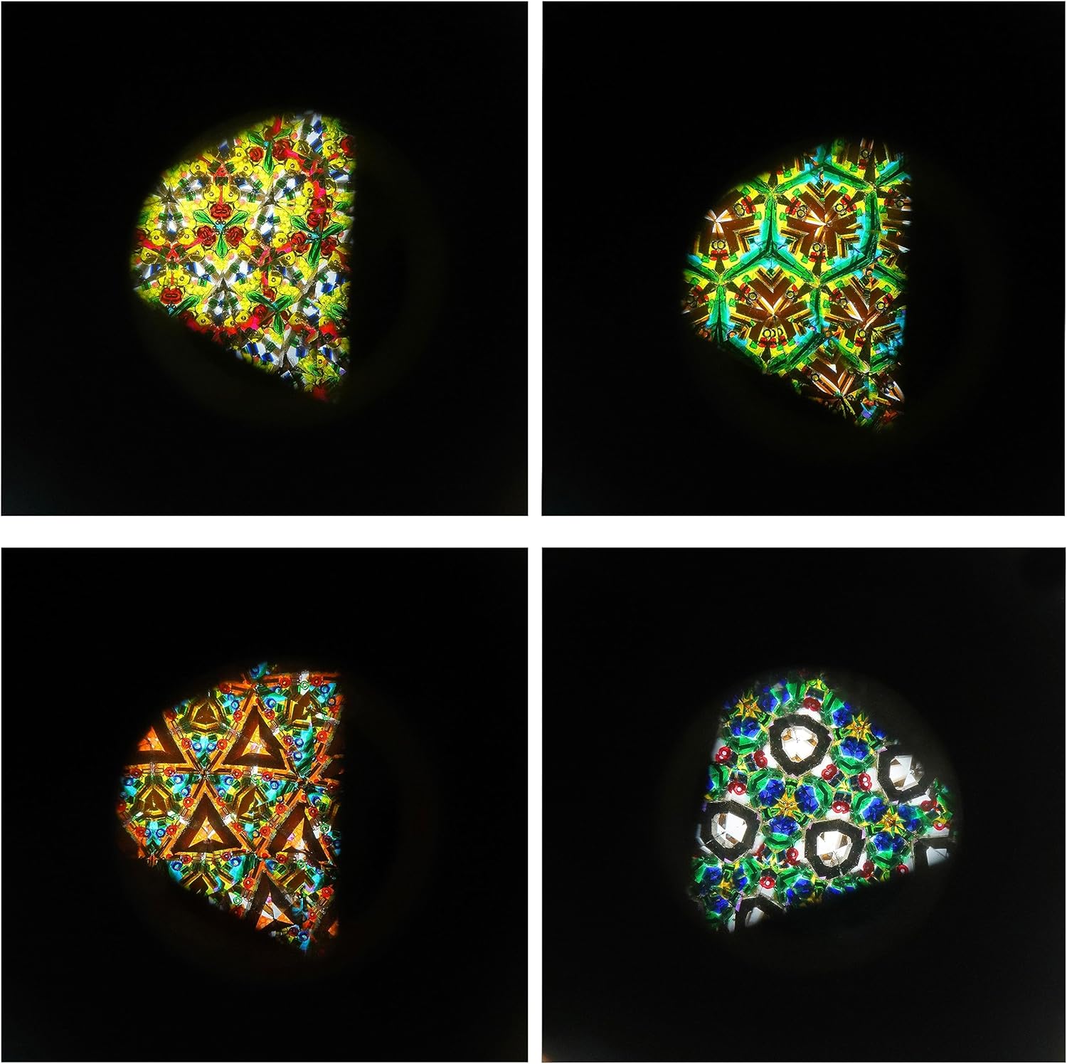 Caleidoscopio de latón hecho a mano, diseño antiguo vintage, lente de espejo 3D, para niños y adultos, patrones fascinantes, infinitas ocasiones de