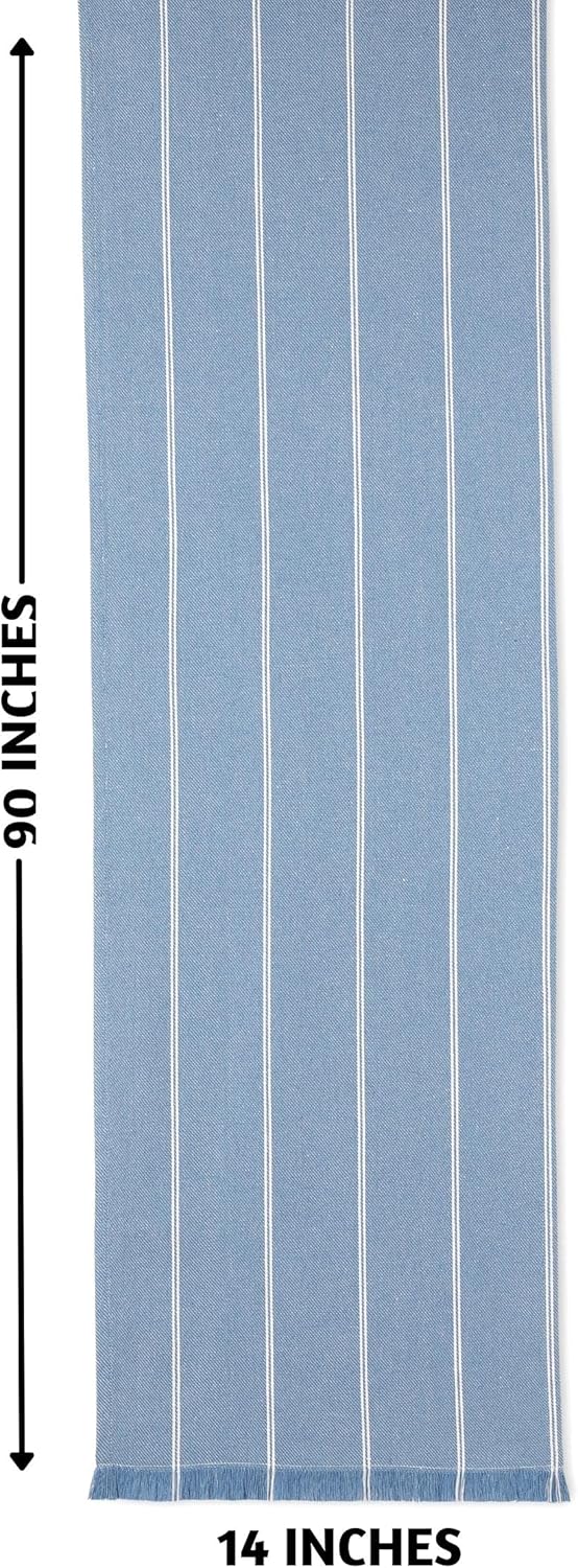 Folkulture Camino de mesa de 90 pulgadas de largo, 100% algodón, bohemio, camino de mesa o camino de mesa de cocina para decoración de cocina,