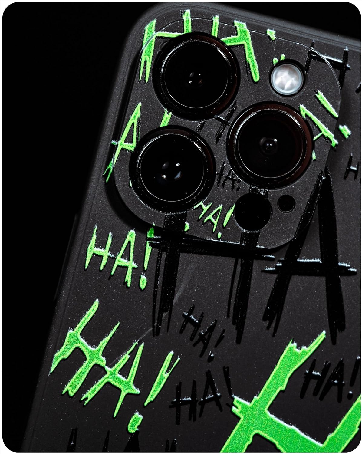 SIMPLYMDRN Funda para iPhone 13 Pro brillante a prueba de golpes de la serie delgada para hombres, 6.1 pulgadas 2021, negro (Jok3ster negro)