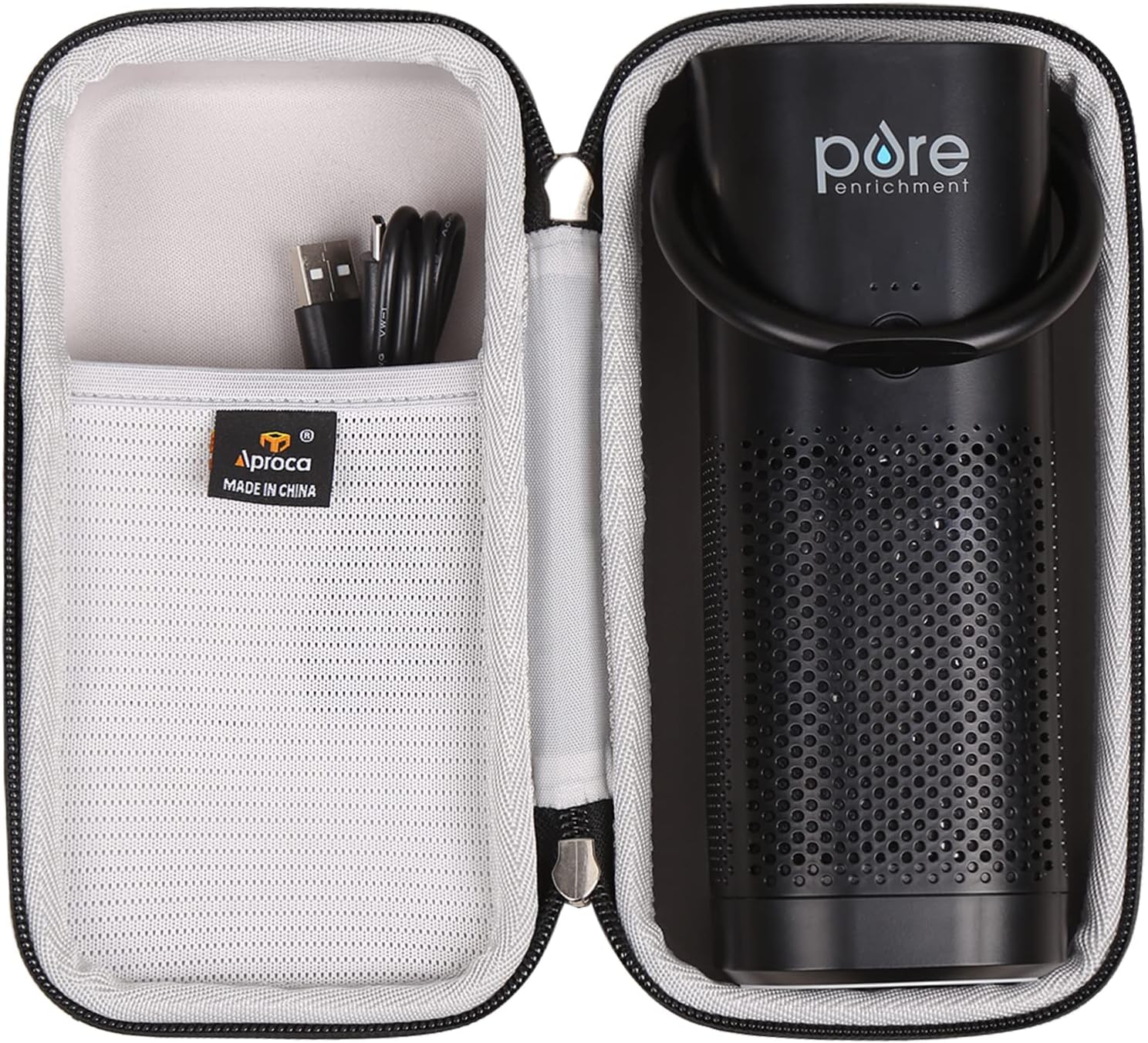 Aproca Estuche de almacenamiento de viaje duro, para purificador de aire portátil Zone Mini