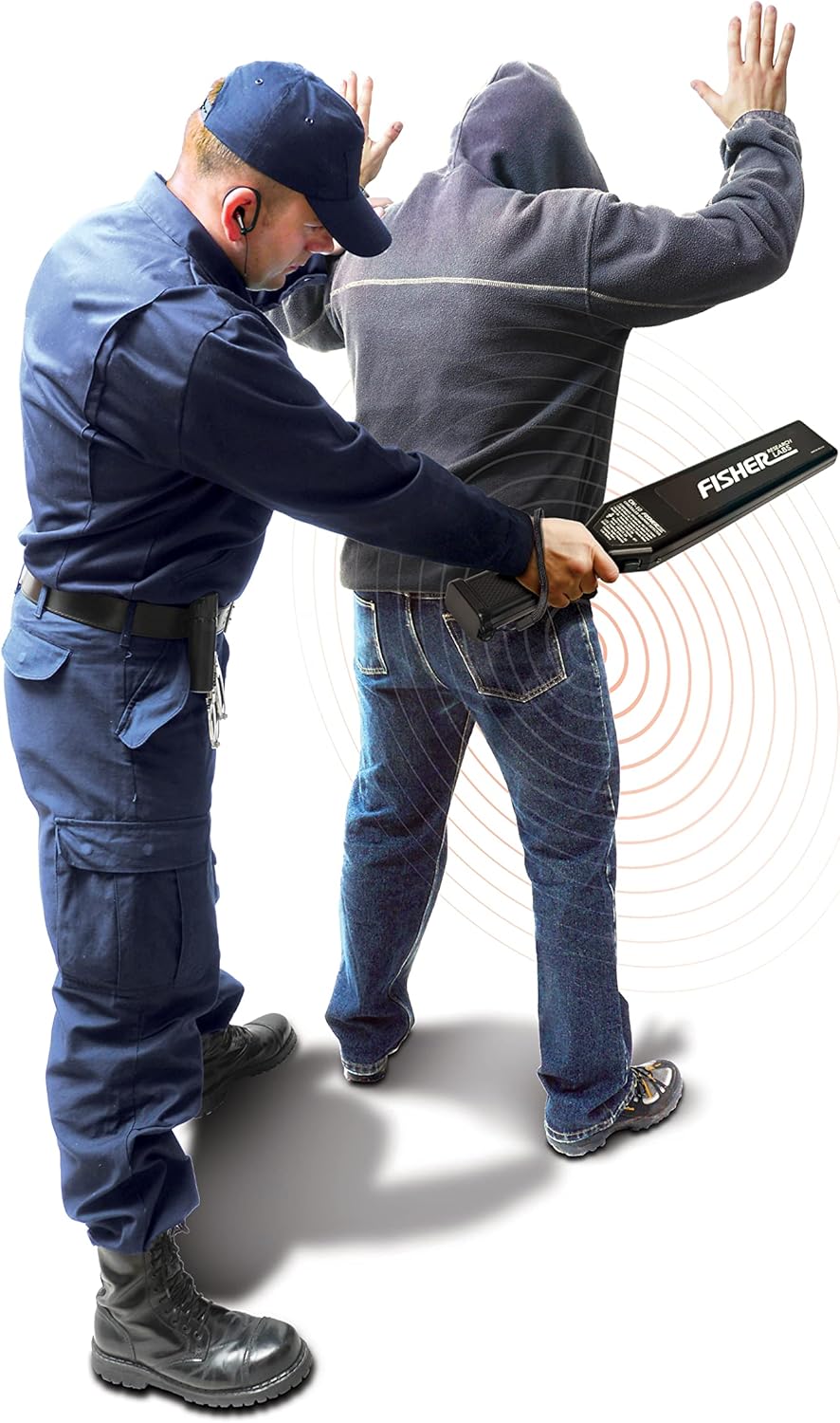 Fisher Labs Detector de metales de mano CW-10, negro