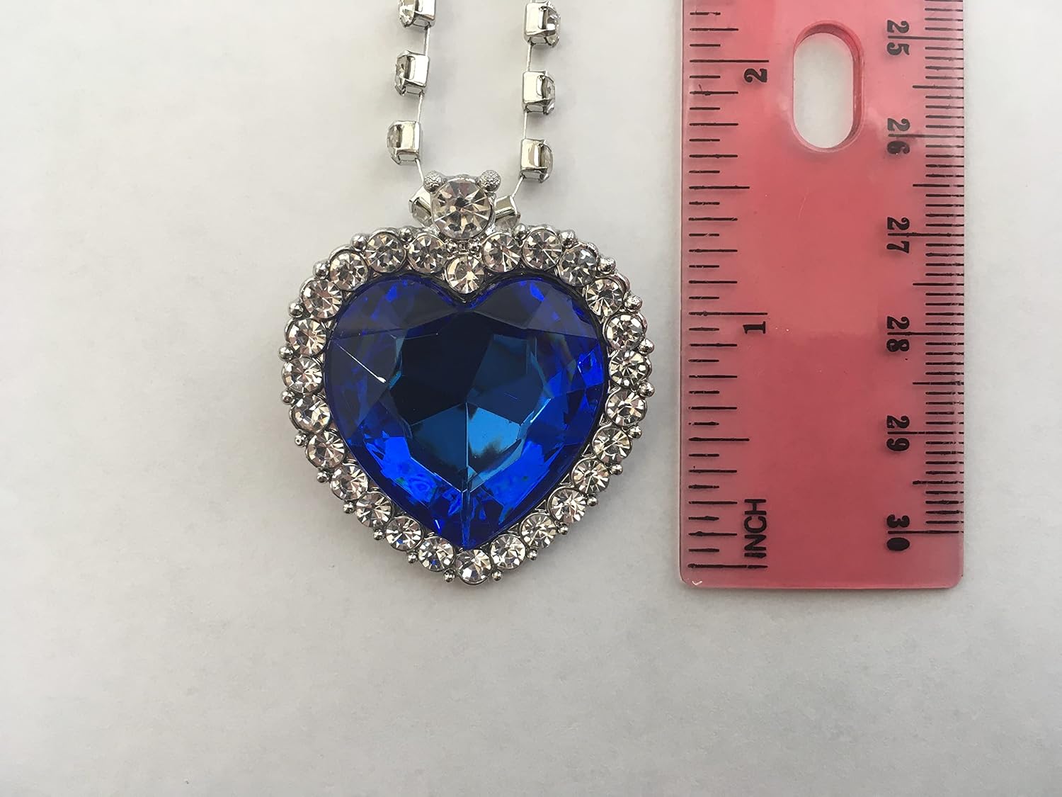 Titanic Heart of the Ocean Necklace and Titanic Coin