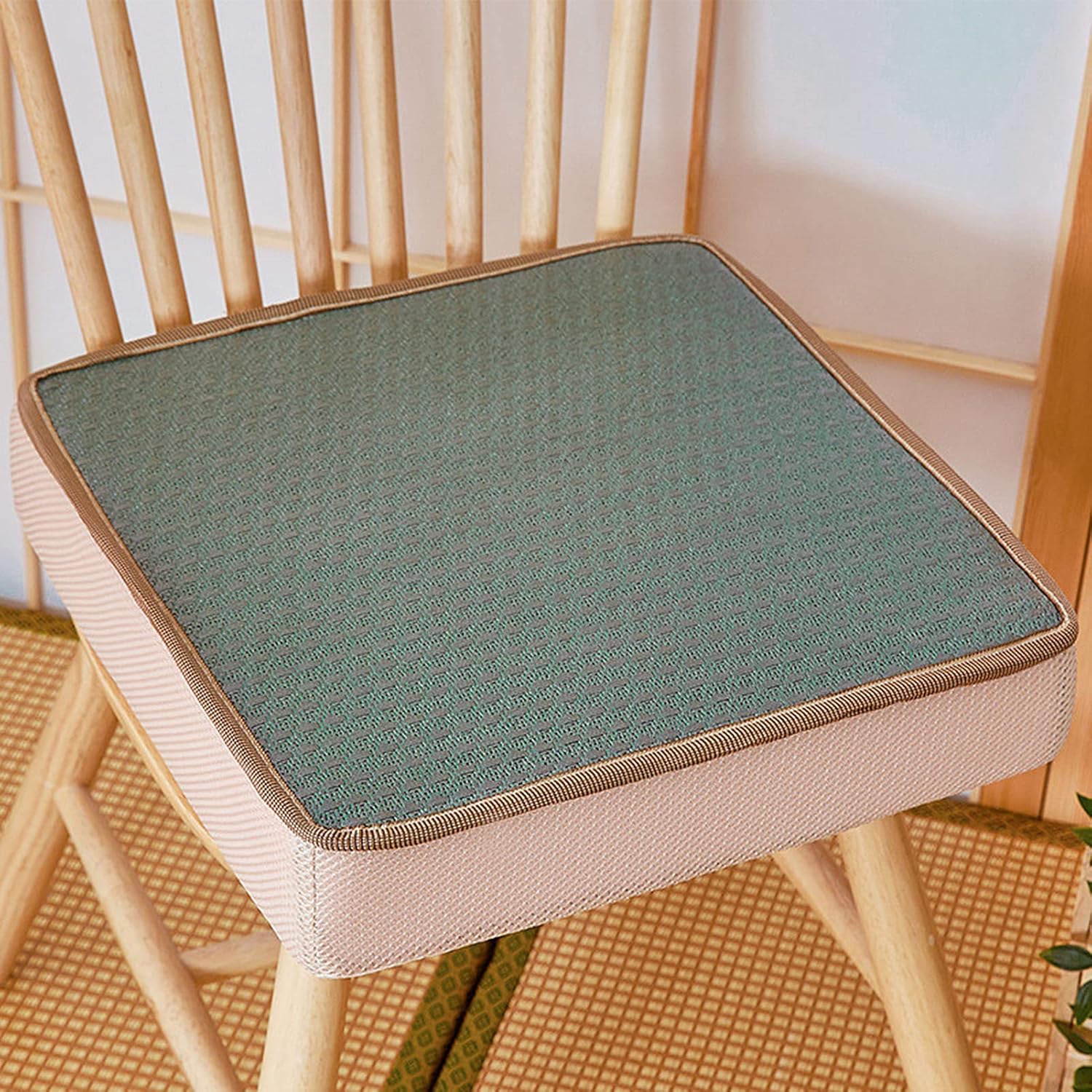 Almohadillas de asiento personalizadas, cojín elevador de silla de verano, tamaño personalizado, cojín de asiento fresco, cojín de banco para