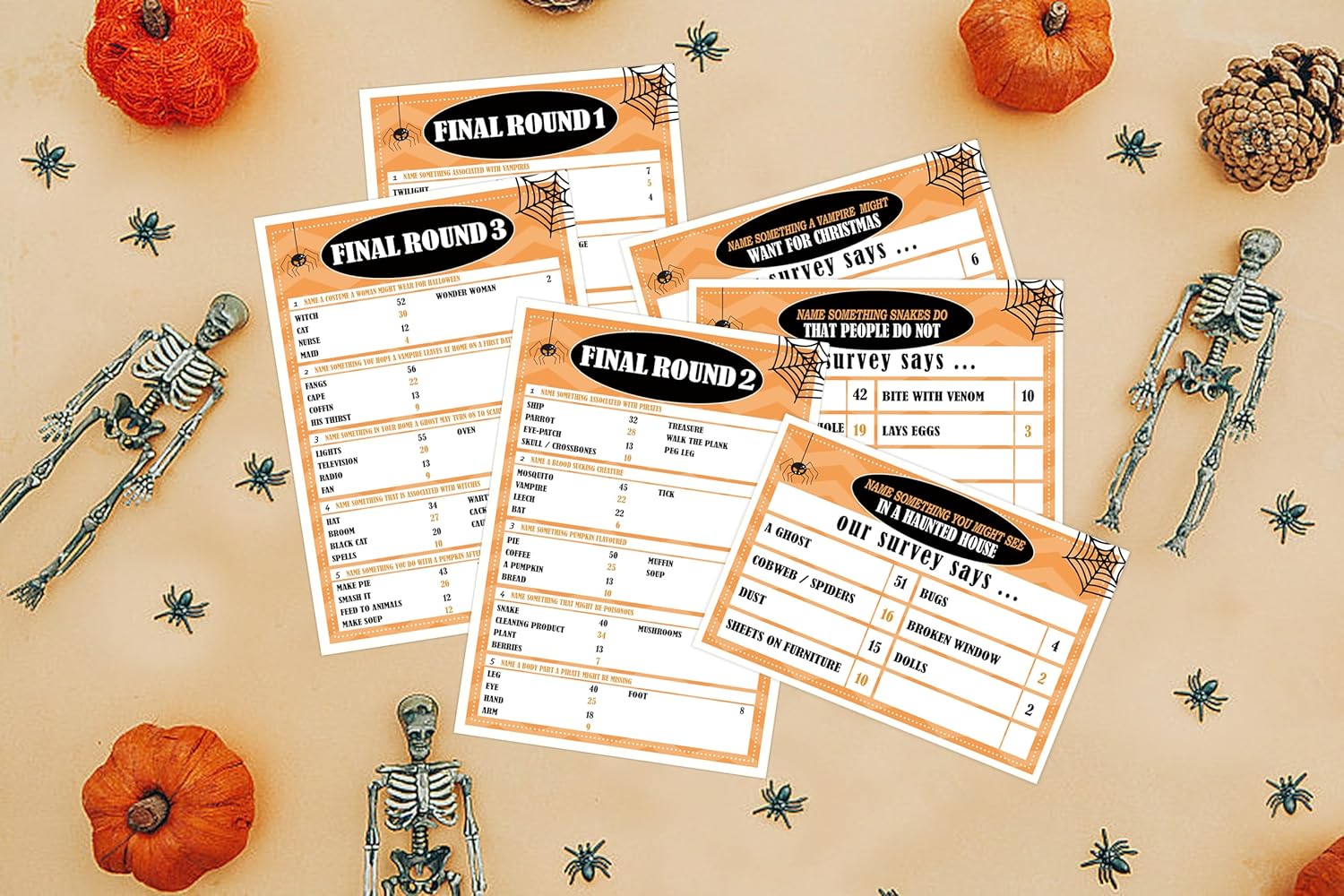 Juego de pelea amigable para Halloween, cuestionario amistoso, prueba de peleas familiares, juego de baby shower, actividad de fiesta de Halloween,