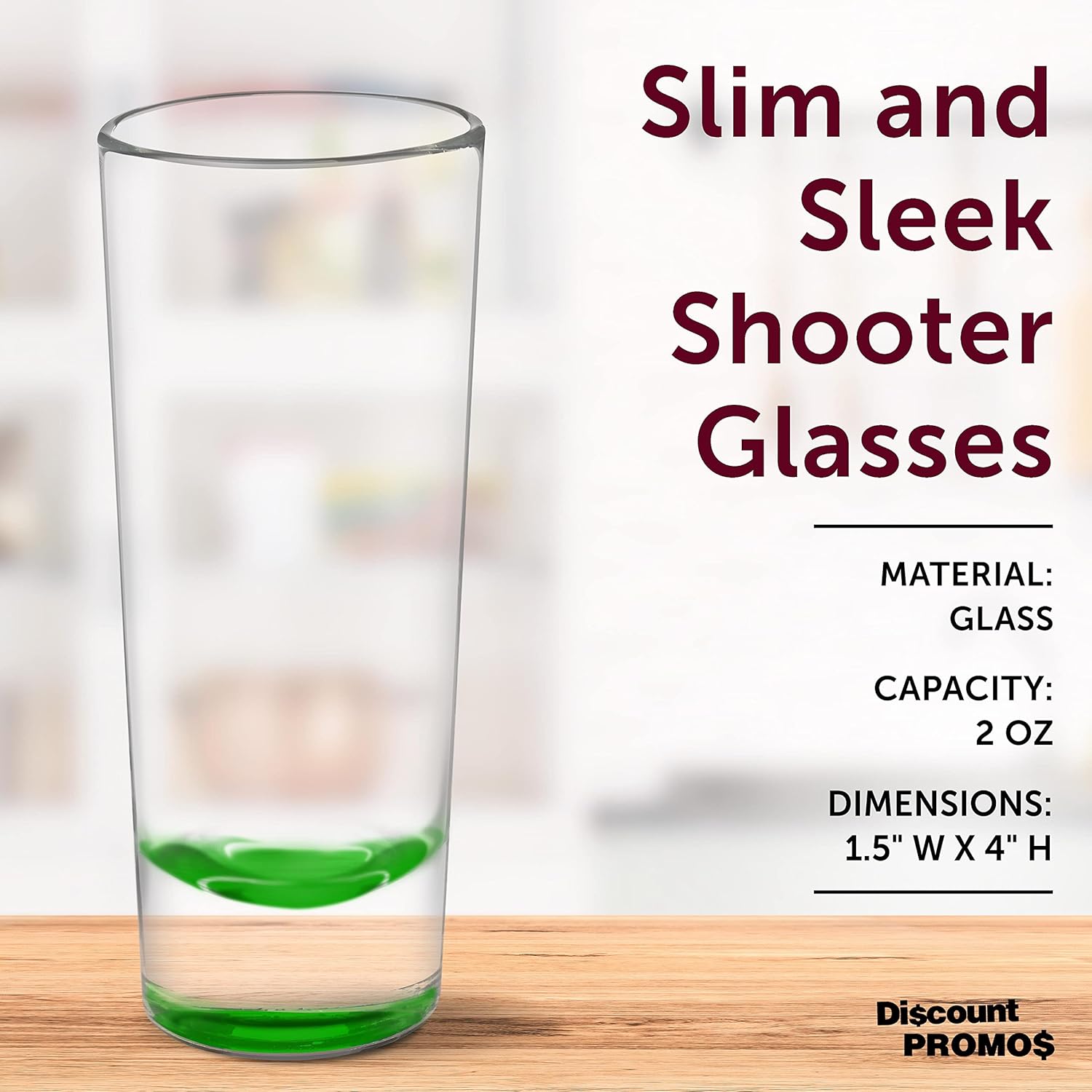 DISCOUNT PROMOS Cordial Shooter – Juego de 10 vasos de chupito, 2 onzas, paquete a granel, ideal para cumpleaños, fiestas, eventos en interiores y