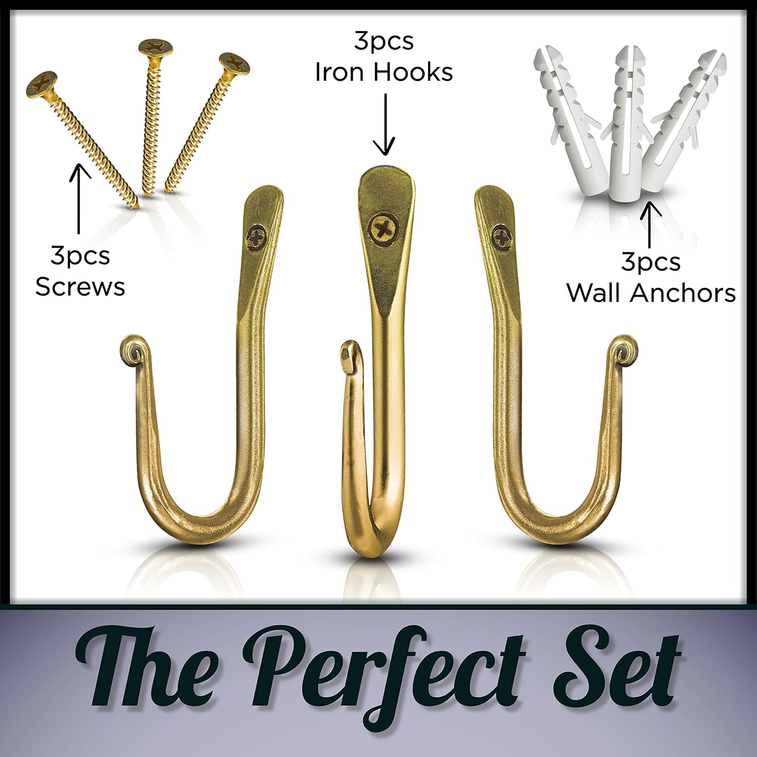 Ganchos decorativos para pared, ganchos de pared para colgar abrigos, sombreros y bolsos, ganchos versátiles para toallas para baños o cocina,