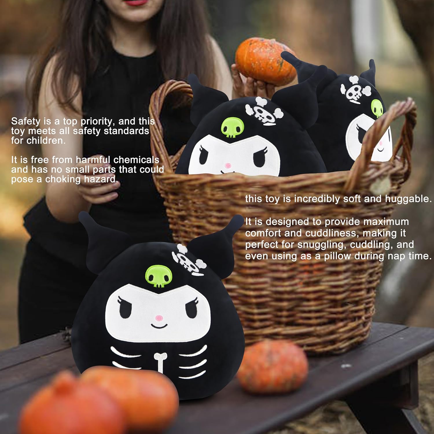Peluche Kawaii de la serie Plaid Series, peluche de 7 pulgadas, juguete suave para niños y niñas, fanáticos, regalo para niños, cumpleaños, Navidad,