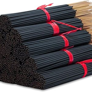 Varillas de incienso exóticas de sándalo de 11 pulgadas, 1 paquete a granel de 45 a 50 varillas, aroma natural de 11 pulgadas de larga duración que Varillas de incienso exóticas de sándalo de 11 pulgadas, 1 paquete a granel de 45 a 50 varillas, aroma natural de 11 pulgadas de larga duración que