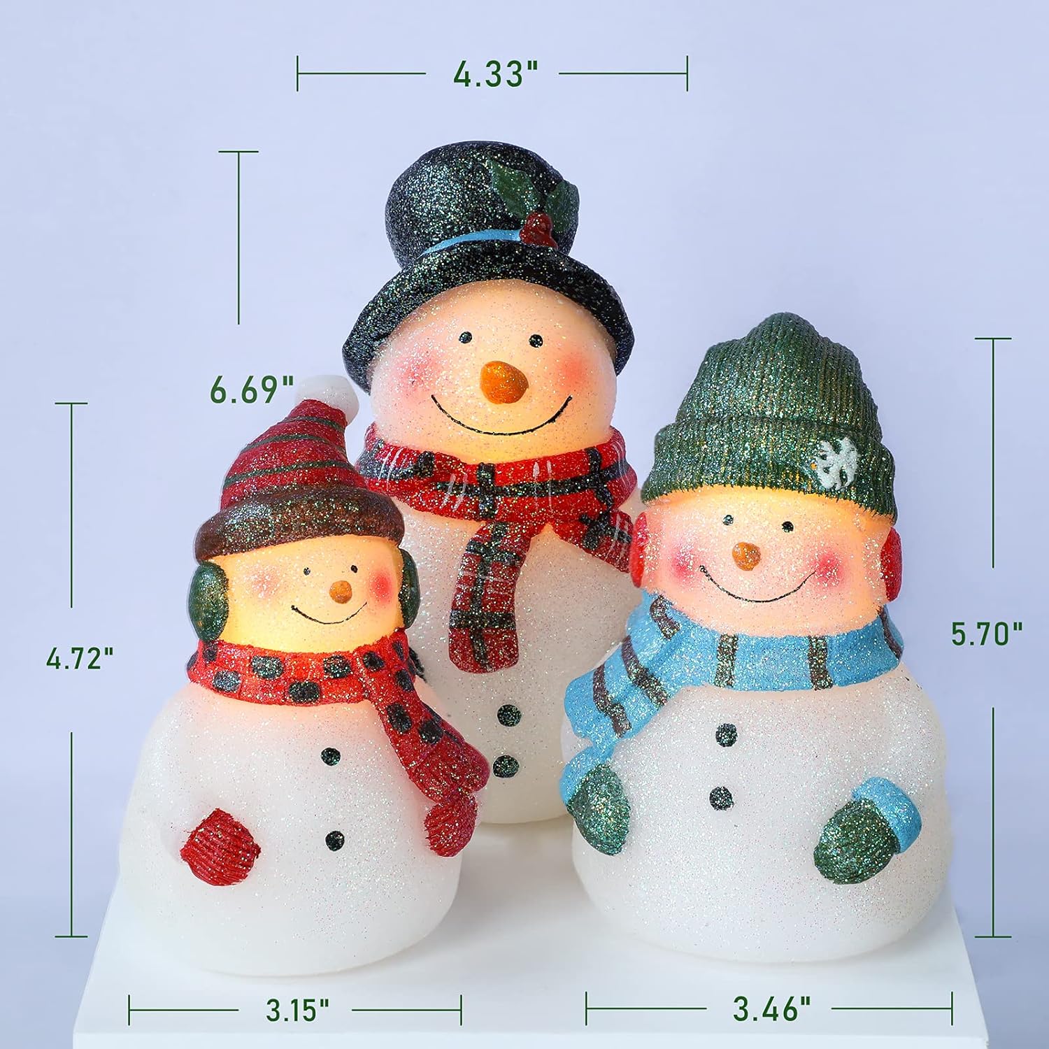 Velas LED de Navidad sin llama, muñeco de nieve, iluminación novedosa, funciona con pilas, con control remoto, velas parpadeantes decorativas para