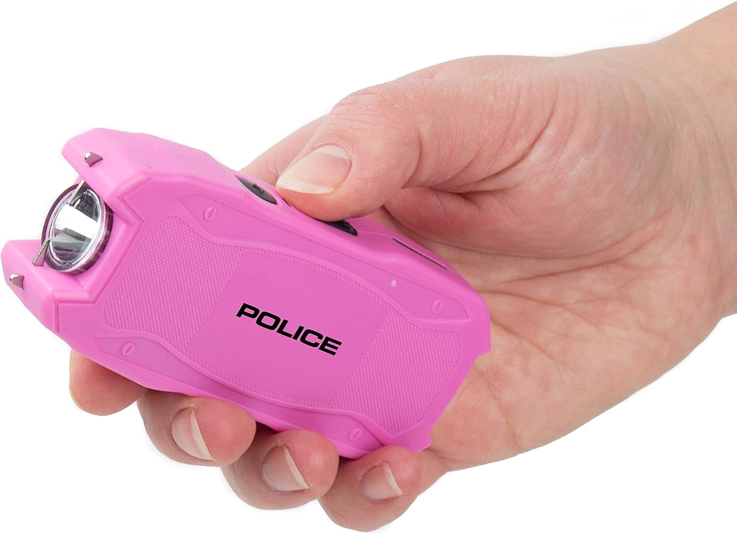 Police Stun Gun Burn Pepper Spray Combo Mujeres Hombres Autodefensa – 1901 Rosa