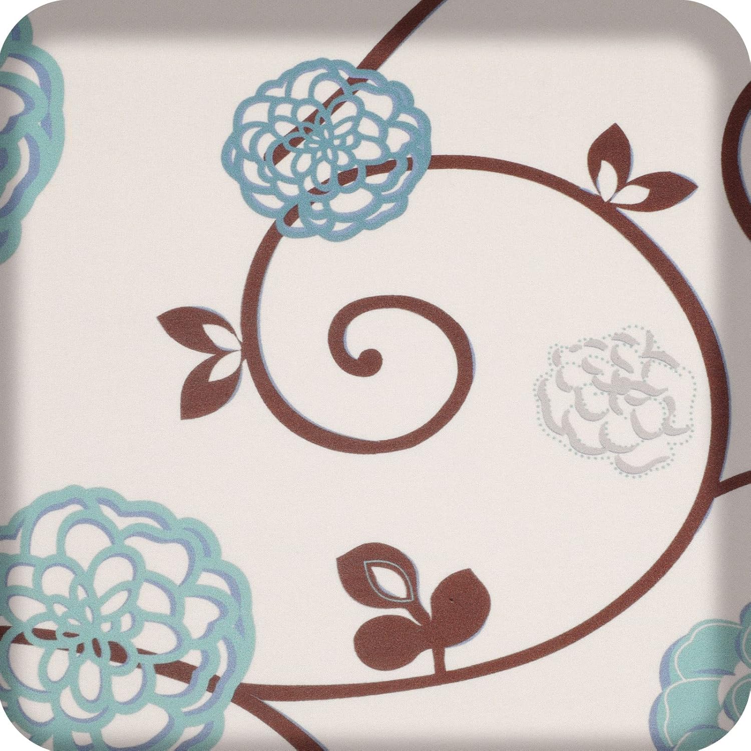 SearchI Juego de 4 fundas de asiento para sillas de comedor, fundas de asiento elásticas con estampado, extraíbles y lavables, fundas de cojín para