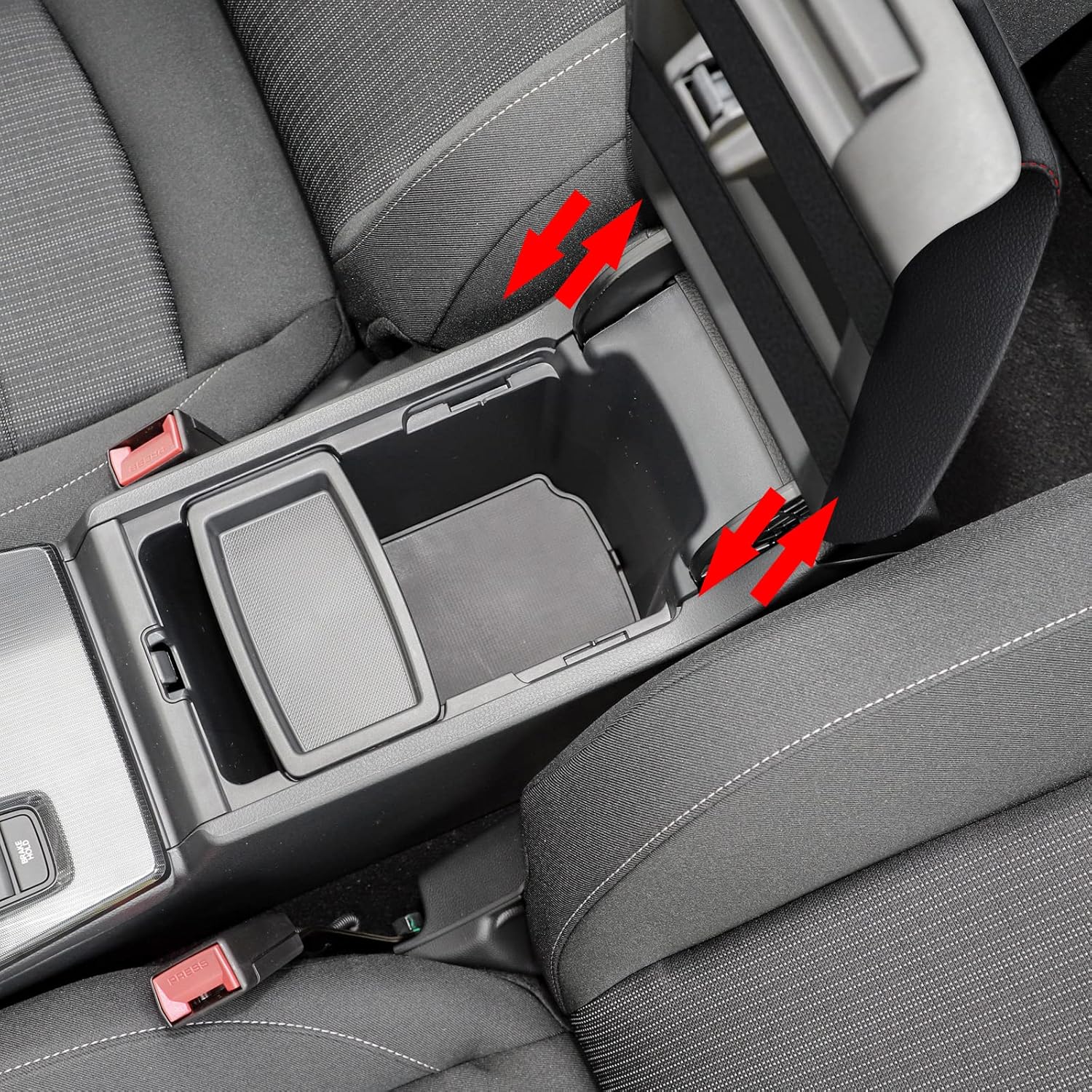 AOMSAZTO Funda para consola central Honda Civic Hatchback 2022, funda para reposabrazos 2023, accesorios Honda Civic de 11 generación (no para