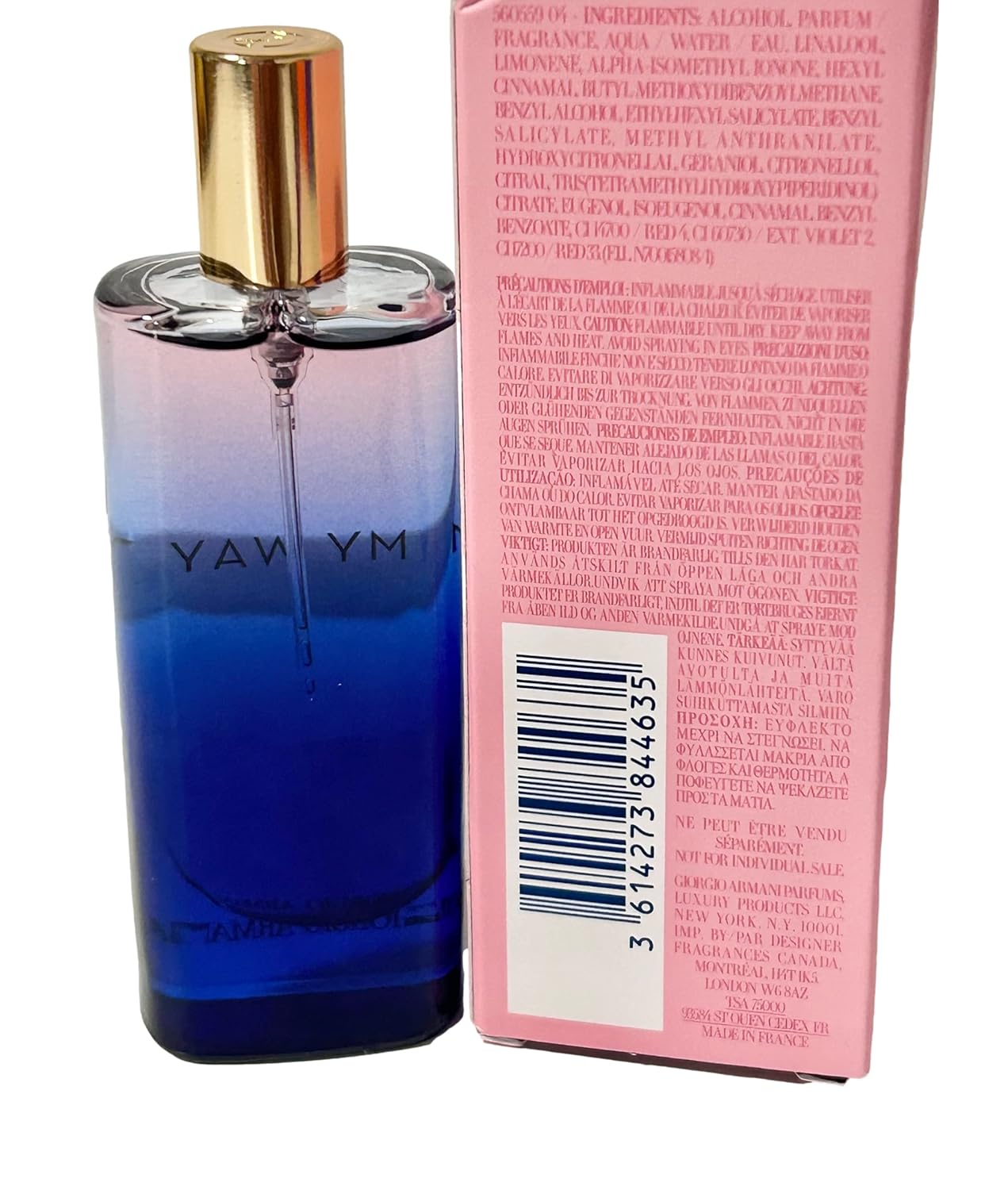 GIORGIO ARMANI My Way PARFUM Mini Perfume de tamaño de viaje 0.5 fl oz  0.5 fl oz