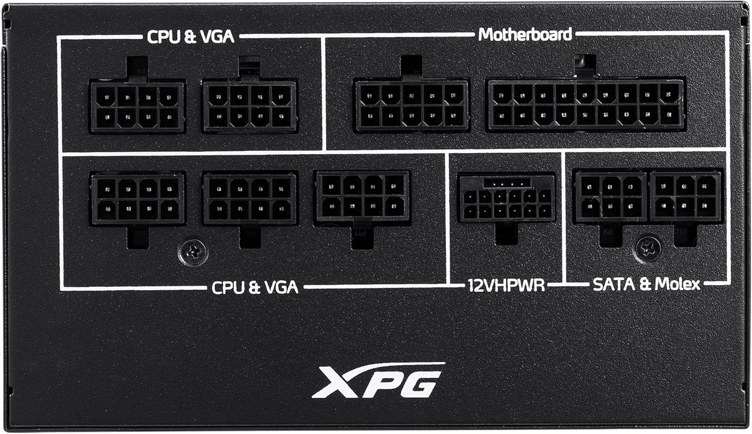 XPG Fuente de alimentación modular Core Reactor II ATX3.0-80 Plus Gold – ATX – Fuente de alimentación totalmente modular – 850 vatios