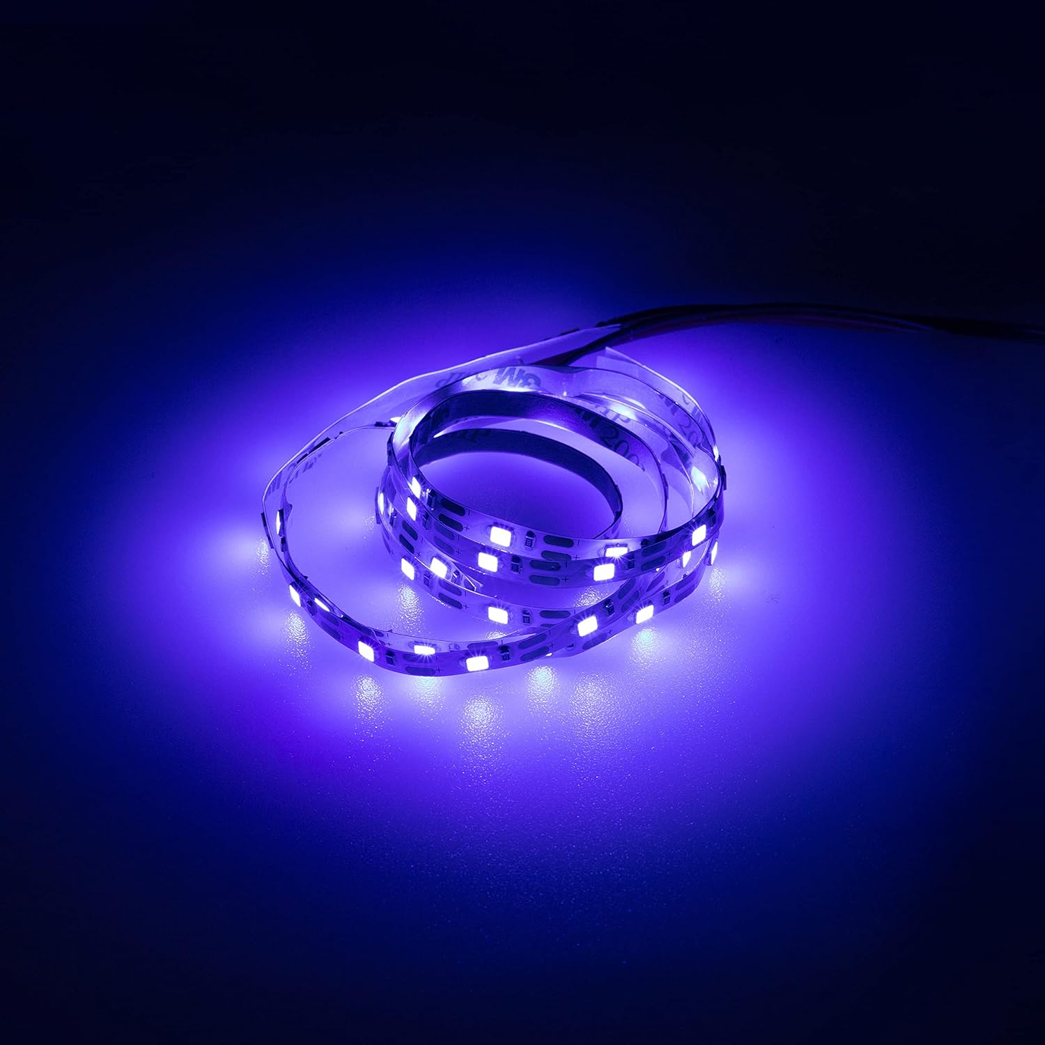 DKKY Tira de luz LED de colores para RC de ala fija, avión volador, avión de ala voladora, avión AR, dron, modelo de auto, camión (azul)
