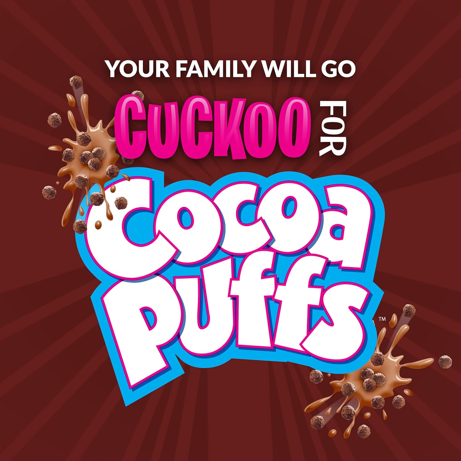 Cocoa Puffs Bolsa de cereales para desayuno, 32 oz