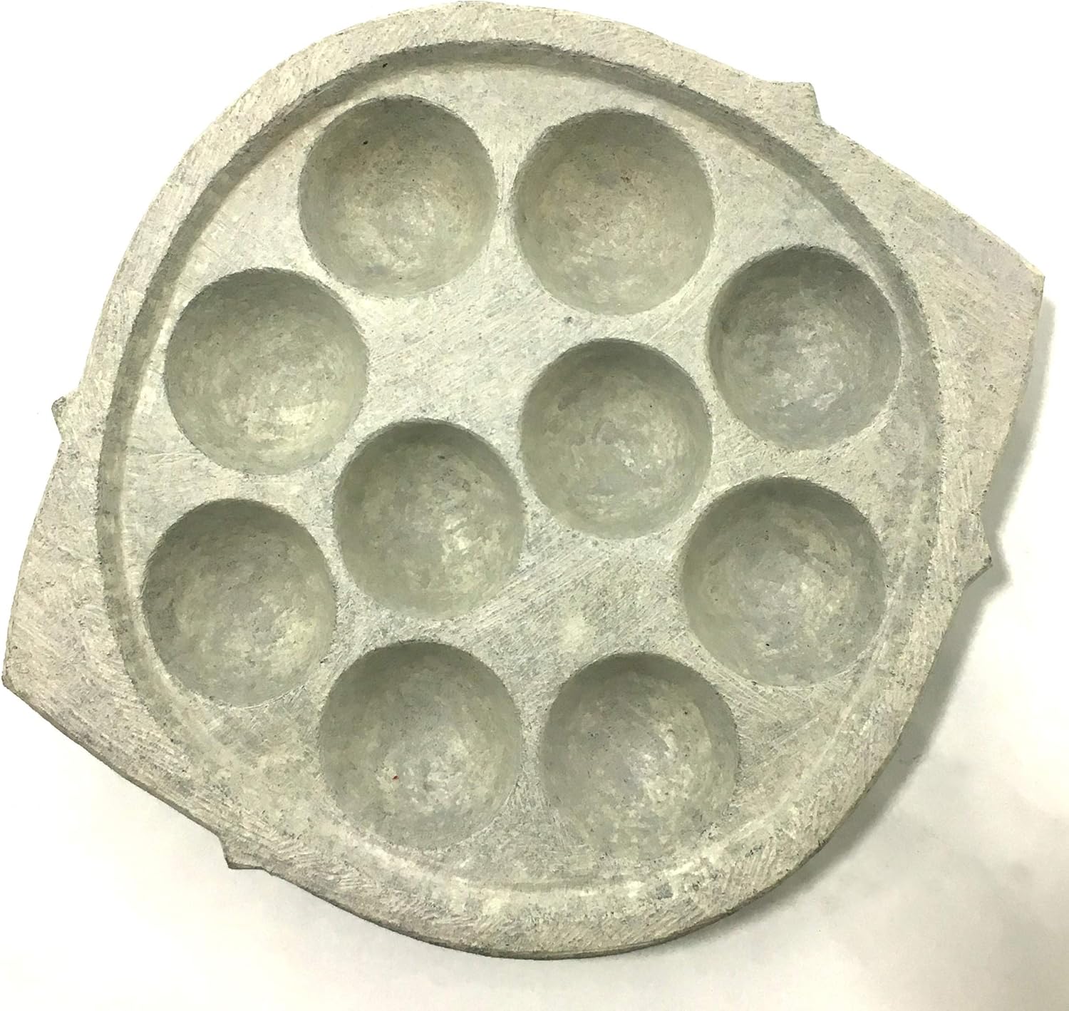 Ancient Cookware, Esteatita india Paniyaram Maker – 10 pozo