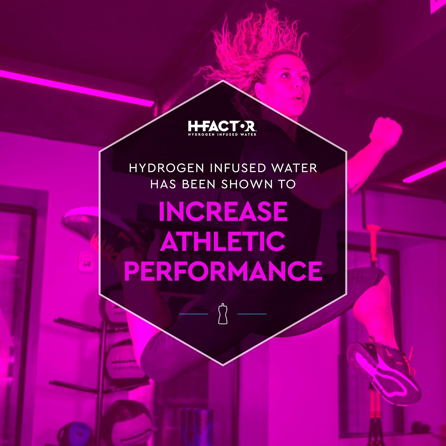 H Factor – Agua con infusión de hidrógeno, 12 unidades