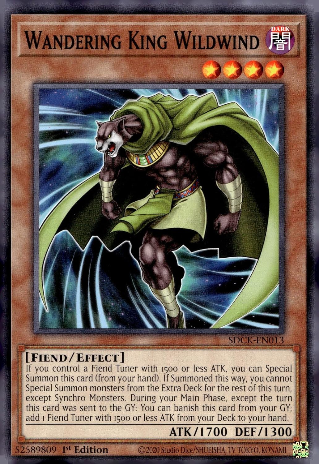 Wandering King Wildwind – SDCK-EN013 – Común – 1 edición