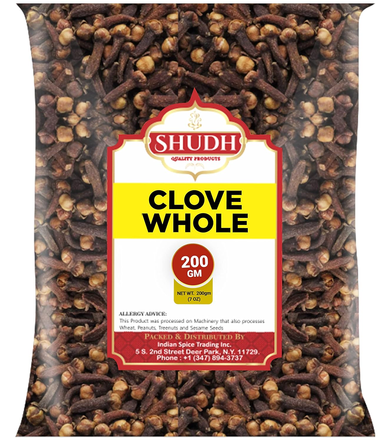 Clove Whole (Laung) 200GM  Té de 7 onzas, bolas de pomandro y popurrí, seleccionado a mano  Origen indio