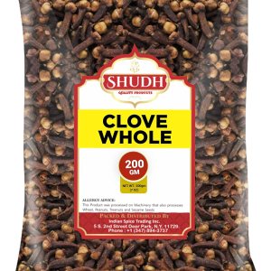 Clove Whole (Laung) 200GM  Té de 7 onzas, bolas de pomandro y popurrí, seleccionado a mano  Origen indio Clove Whole (Laung) 200GM  Té de 7 onzas, bolas de pomandro y popurrí, seleccionado a mano  Origen indio