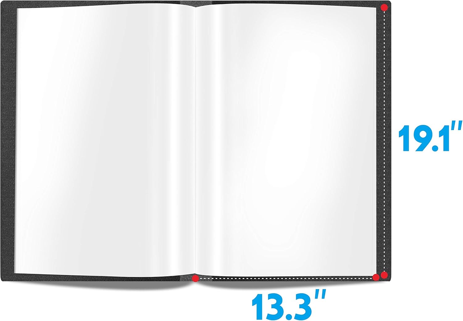 Carpeta de 40 fundas transparentes